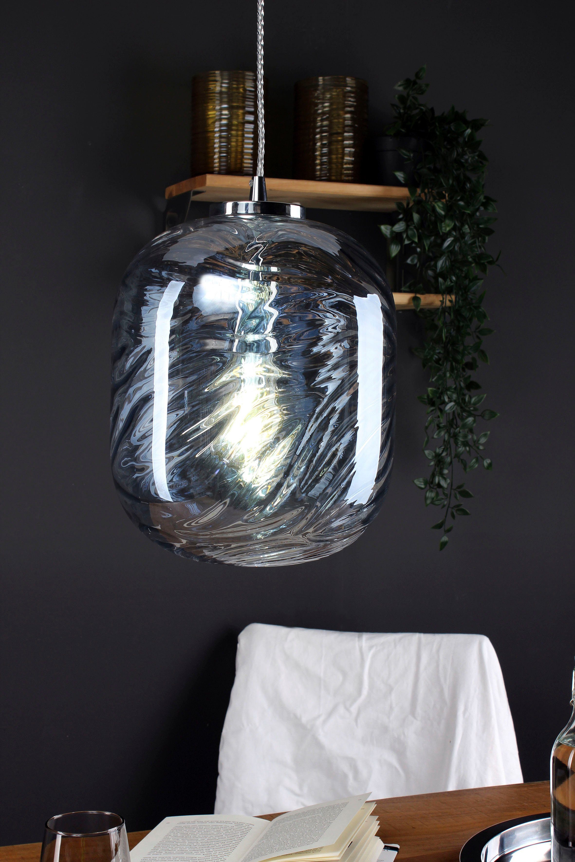 ECO-LIGHT Hanglamp Nereide hoogwaardig glas (1 stuk)