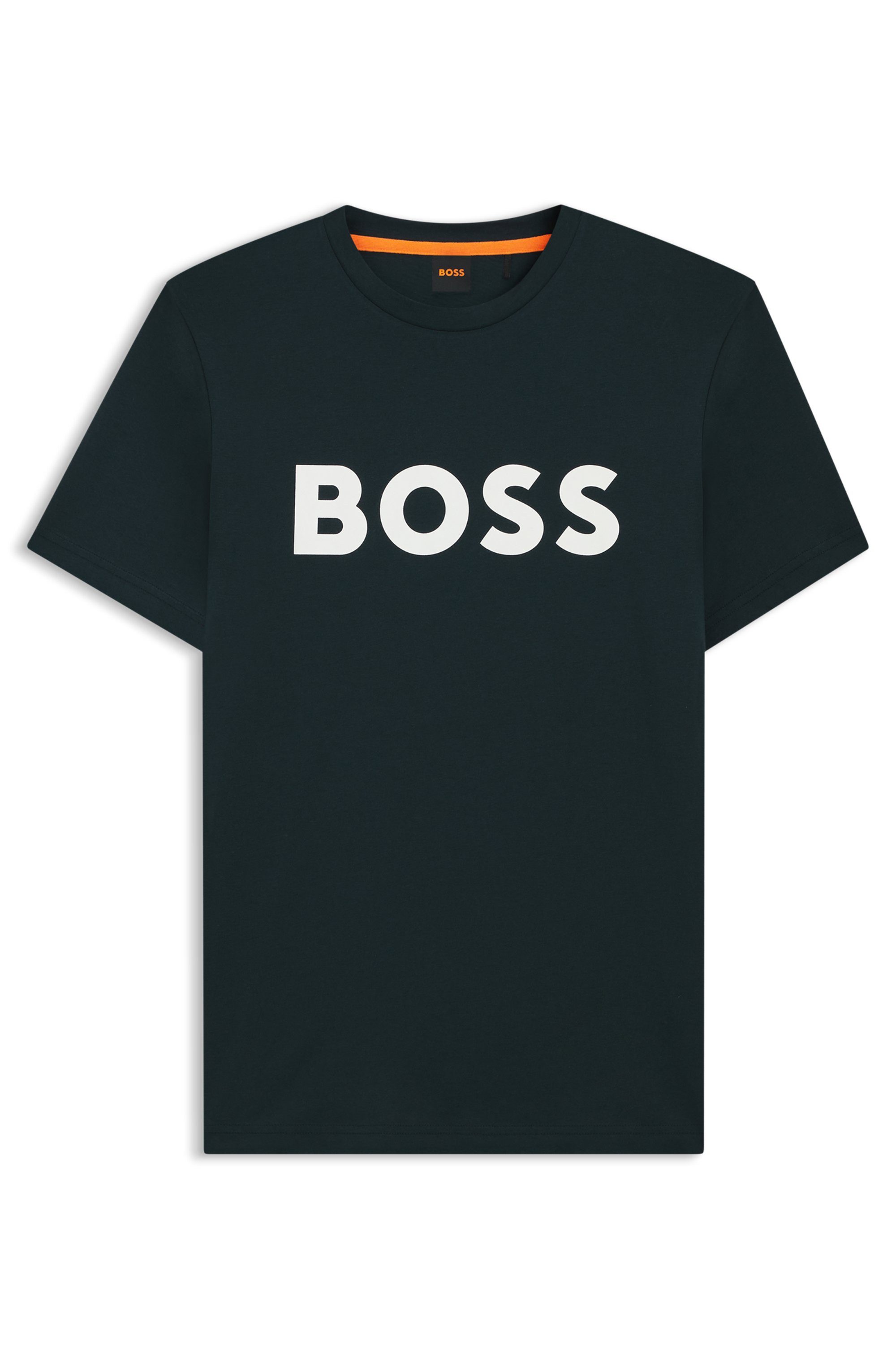 Boss Orange T-shirt Thinking met logoprint (1-delig)