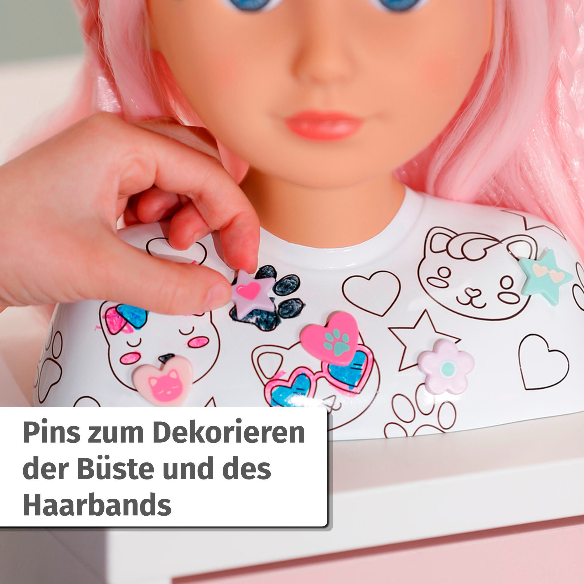 Baby Born Kophoofd Stijlhoofd creatief