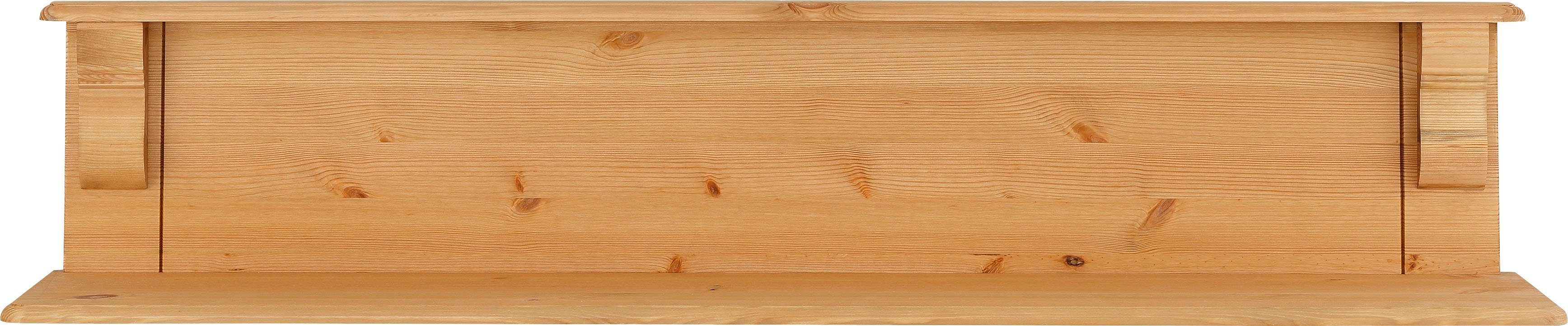 Home affaire Wandplank ADELE Breedte 120 cm, van massief grenen, FSC®