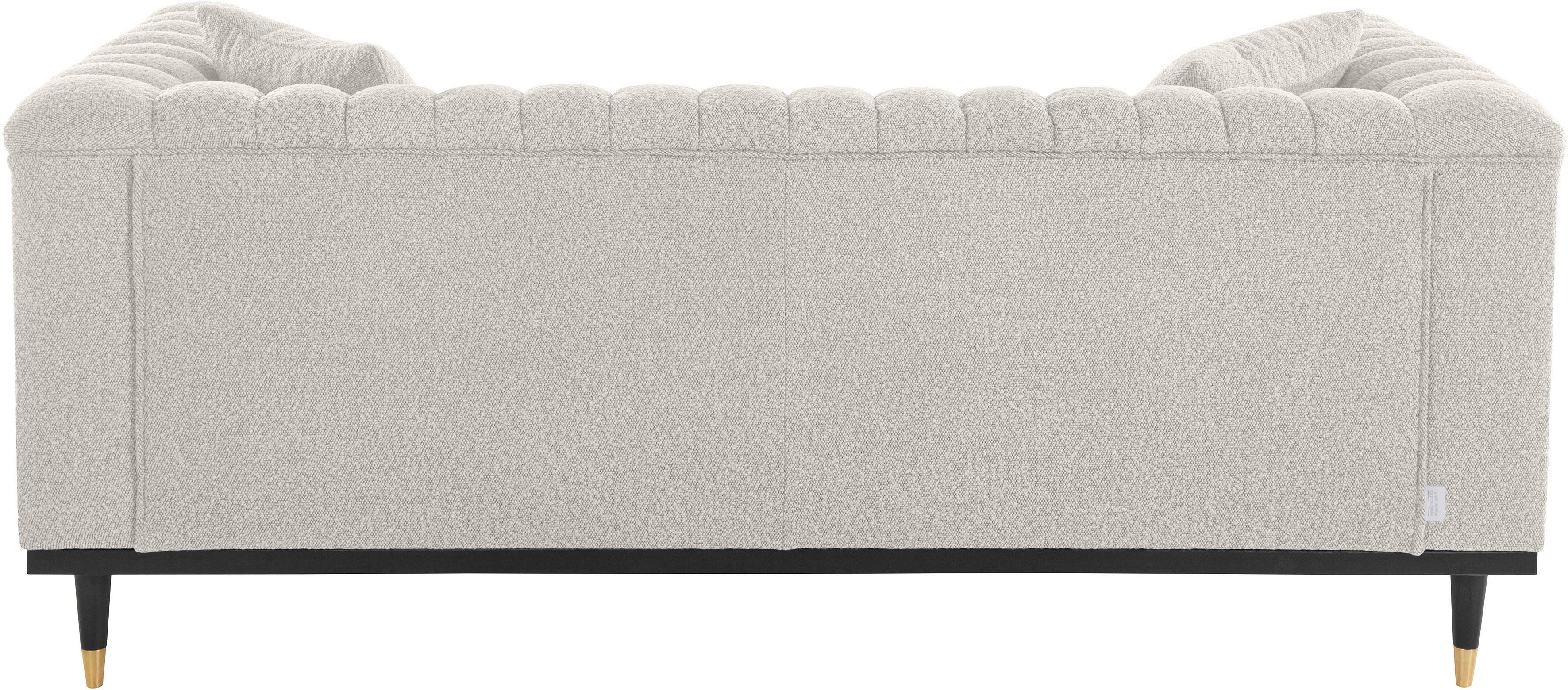Guido Maria Kretschmer Home&Living 2-zitsbank Chamby New bouclé-structuurbekleding met stiksels bij de leuning