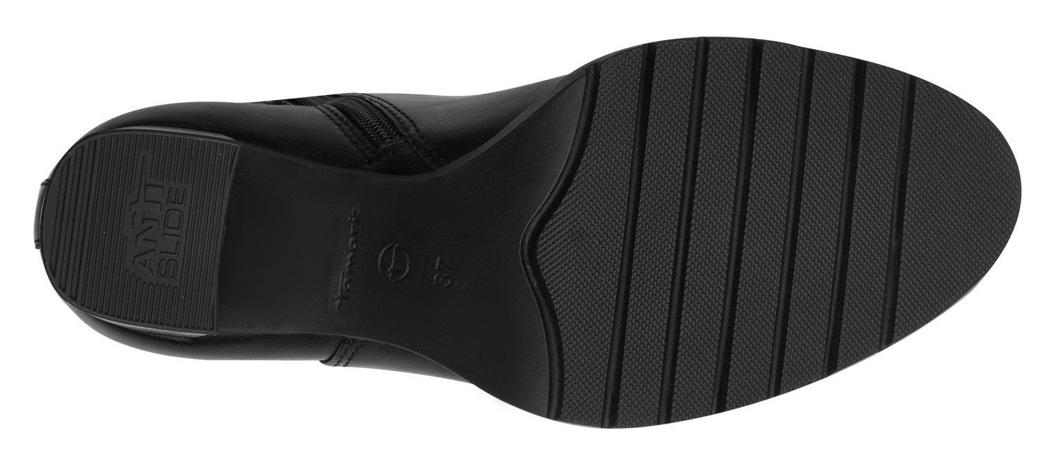 Tamaris Laarsjes blokhak, business schoen, ankleboots met decoratieve band