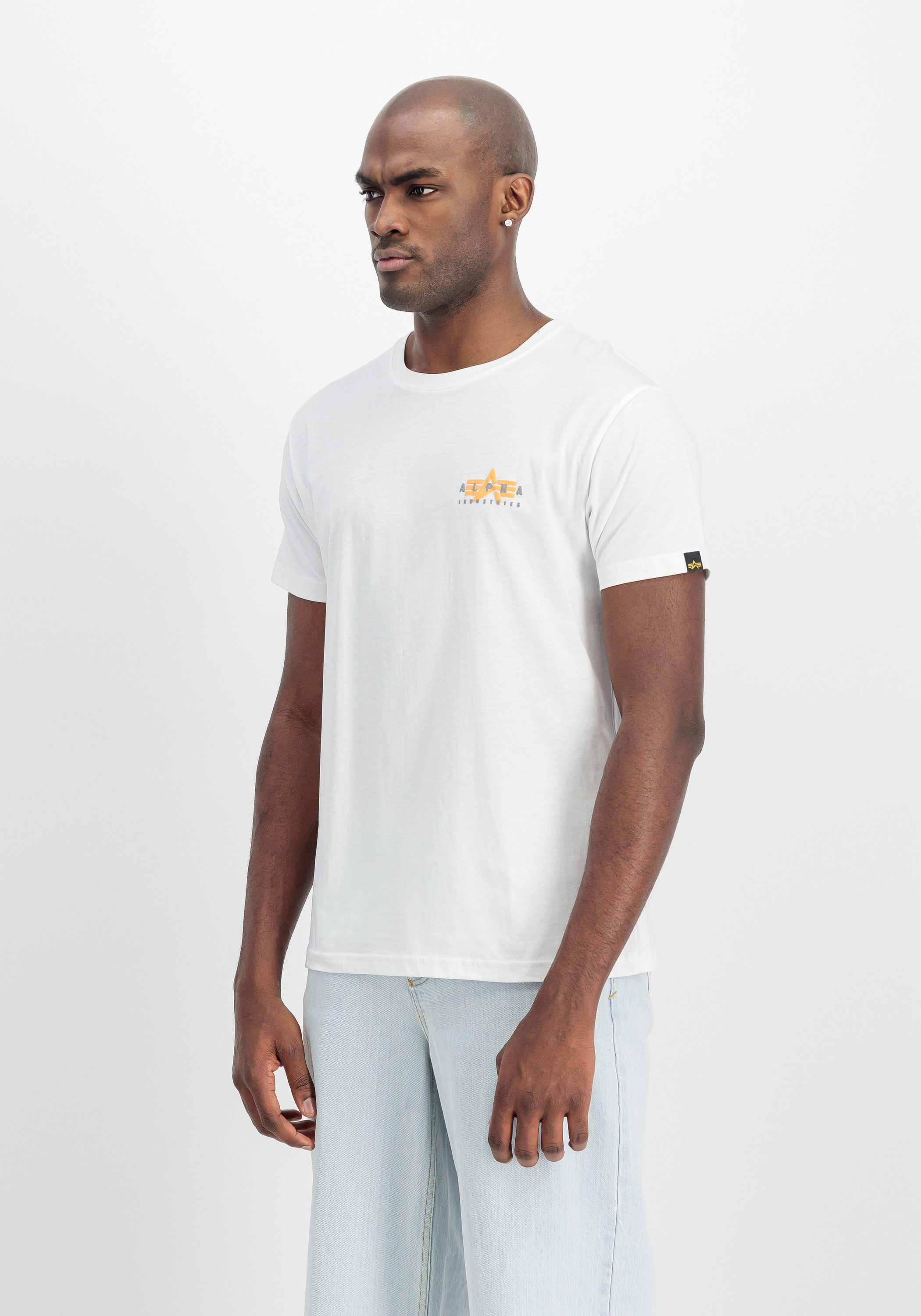 Alpha Industries T-shirt Puff Print Logo Backprint T-Shirt