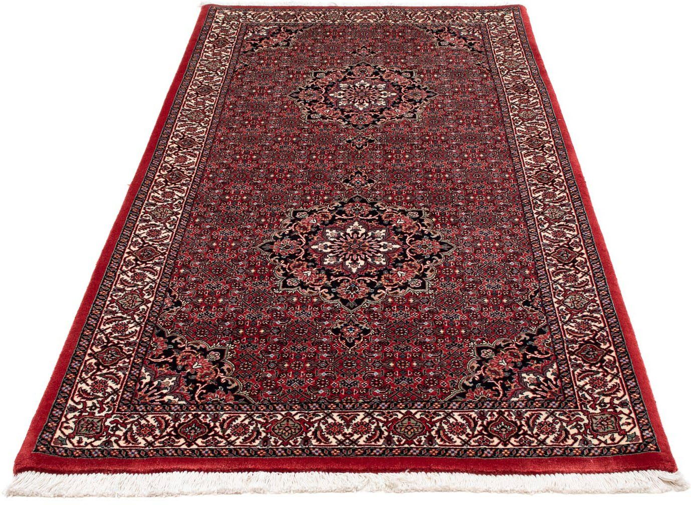 morgenland Wollen kleed Bidjar medaillon 202 x 98 cm Uniek exemplaar met certificaat