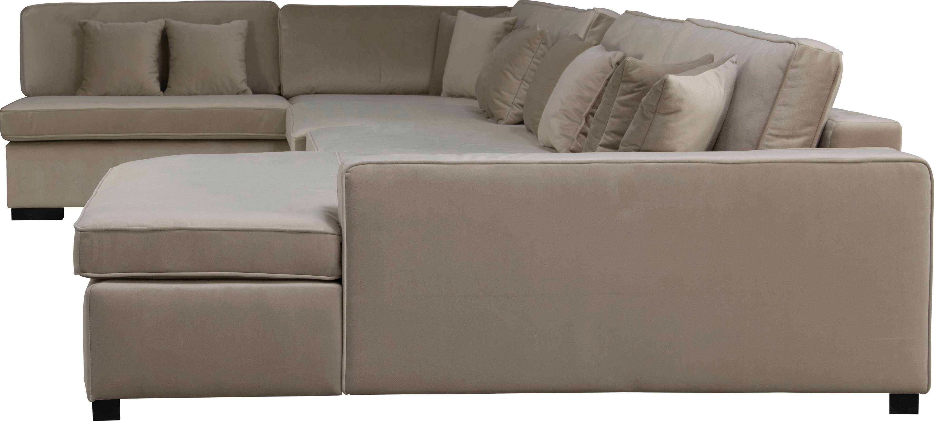 Guido Maria Kretschmer Home&Living Zithoek Skara XXL U-vorm Loungebank XXL met binnenveringsinterieur, in vele overtrekkwaliteiten