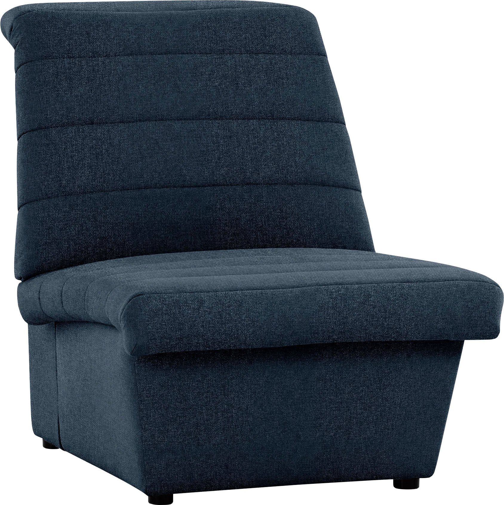 LOOKS BY WOLFGANG JOOP Fauteuil LOOKS VIII Breedtestiksels, zonder armleuningen, in twee verschillende afmetingen