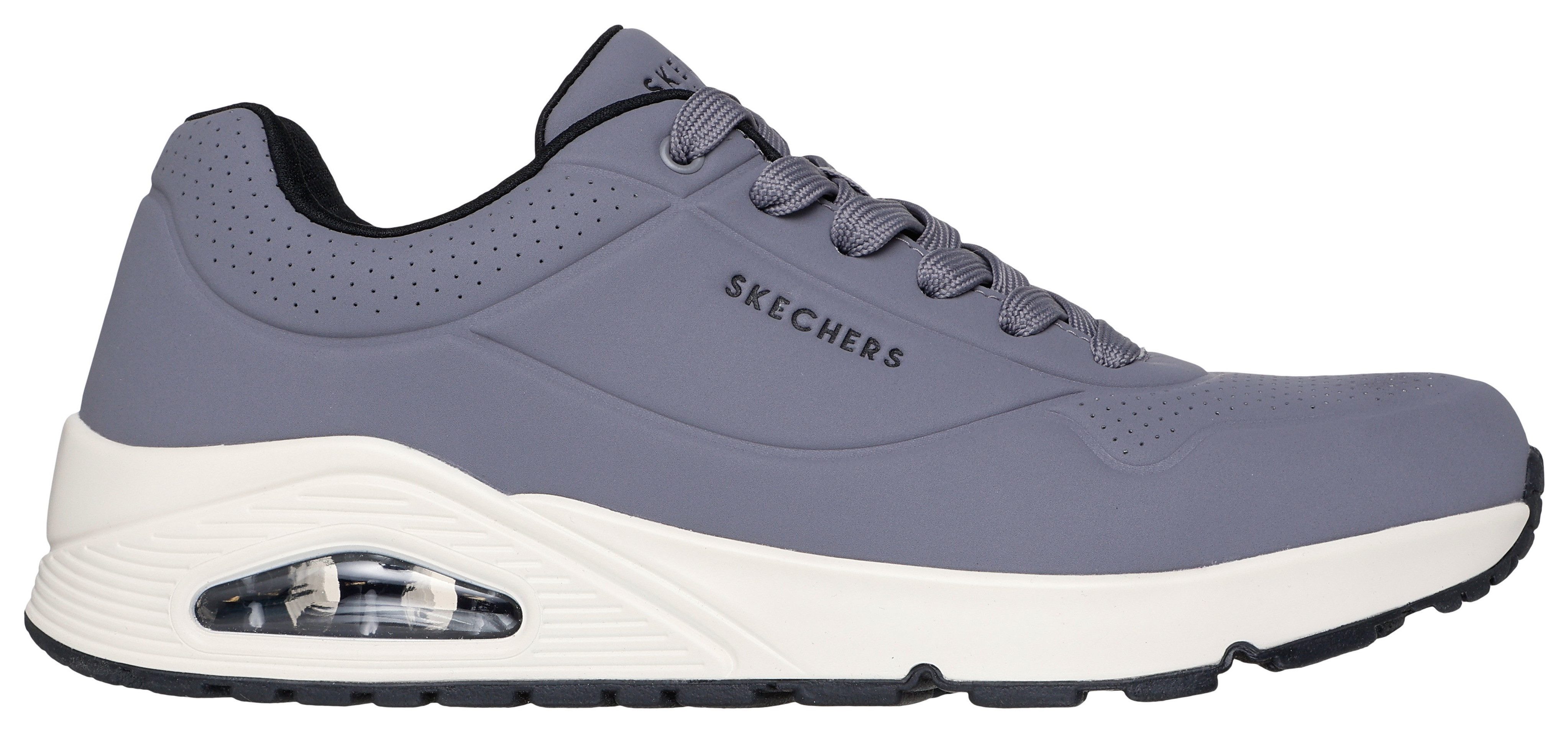 Skechers Sneakers Uno - Stand on Air Vrijetijdsschoen, lage schoen, veterschoen met air-cooled memory foam