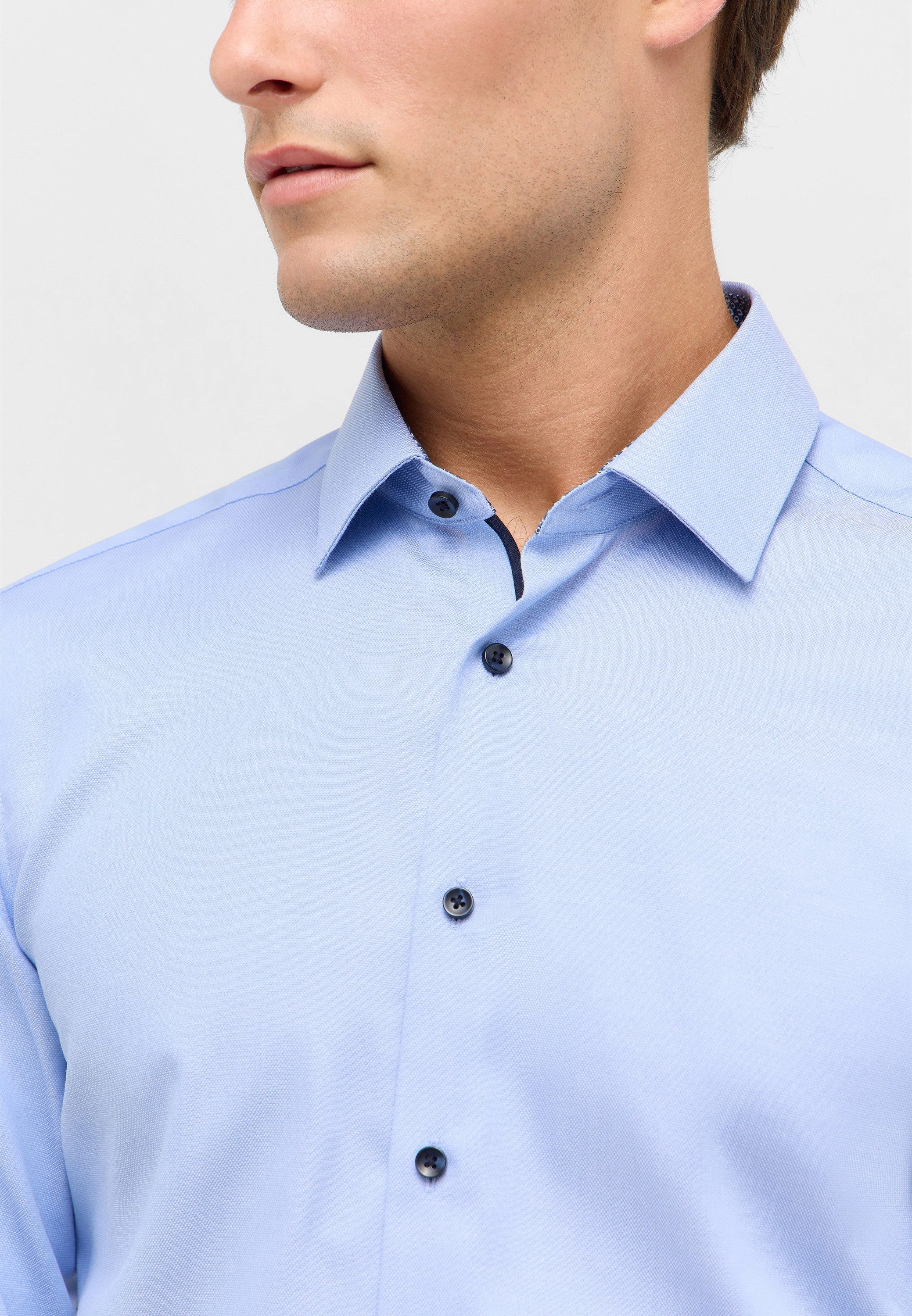 Eterna Overhemd met lange mouwen Slim fit