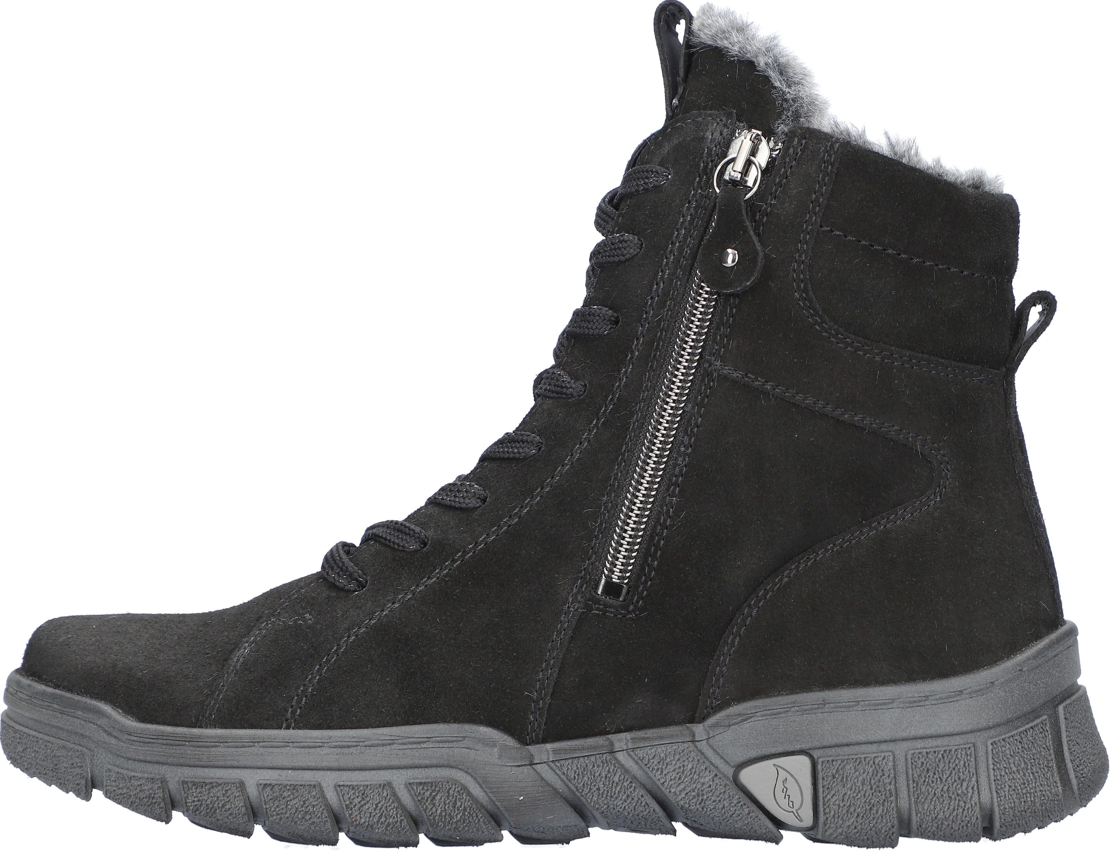 Waldläufer Winterlaarzen H-LUMI , veterschoenen, comfortlaarzen in comfortabele breedte g (= breed)
