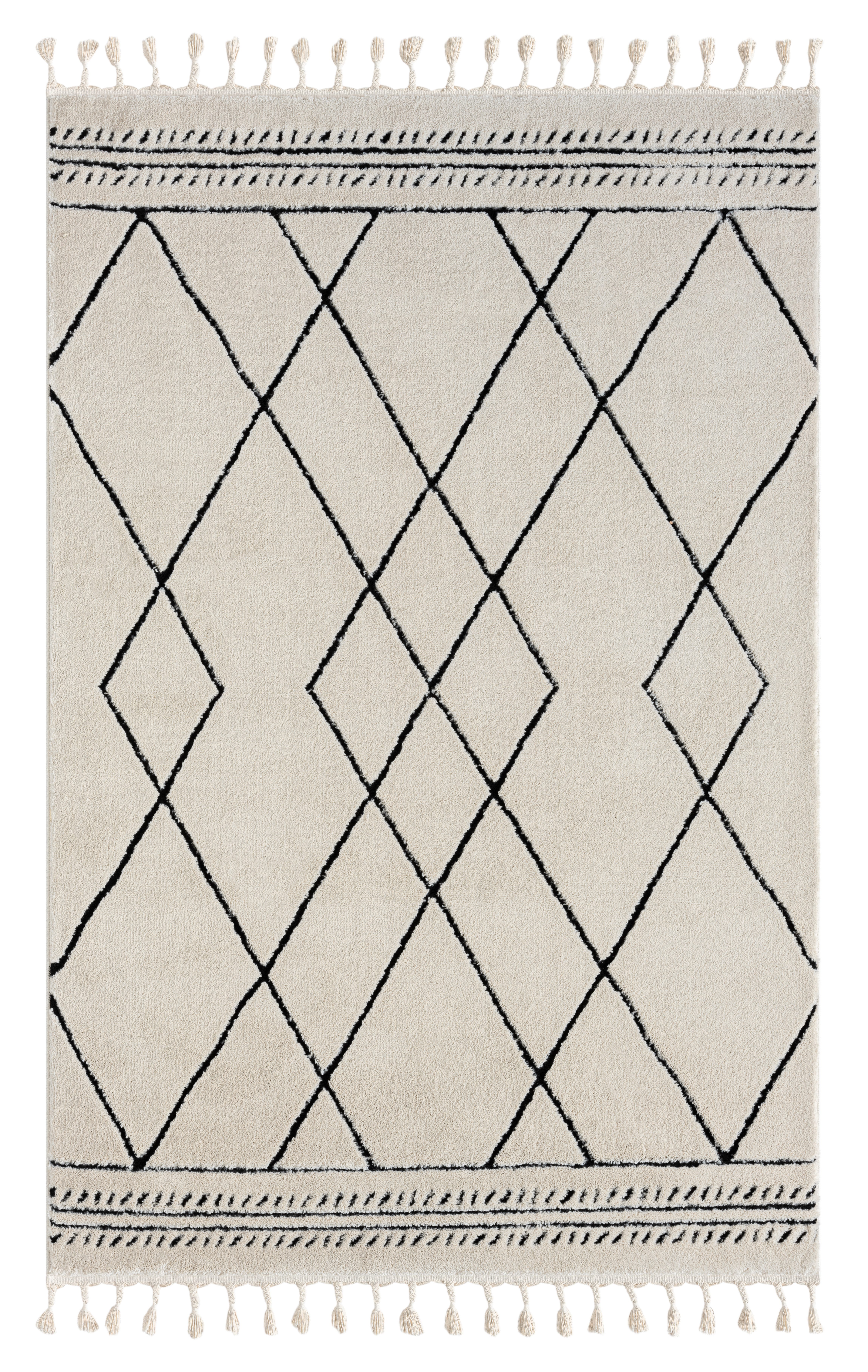 Myflair Möbel & Accessoires Hoogpolig vloerkleed Marokkaans ontwerp voorraadopruiming modern, marokkaans ontwerp, ruitenpatroon, zacht door hoogpolig
