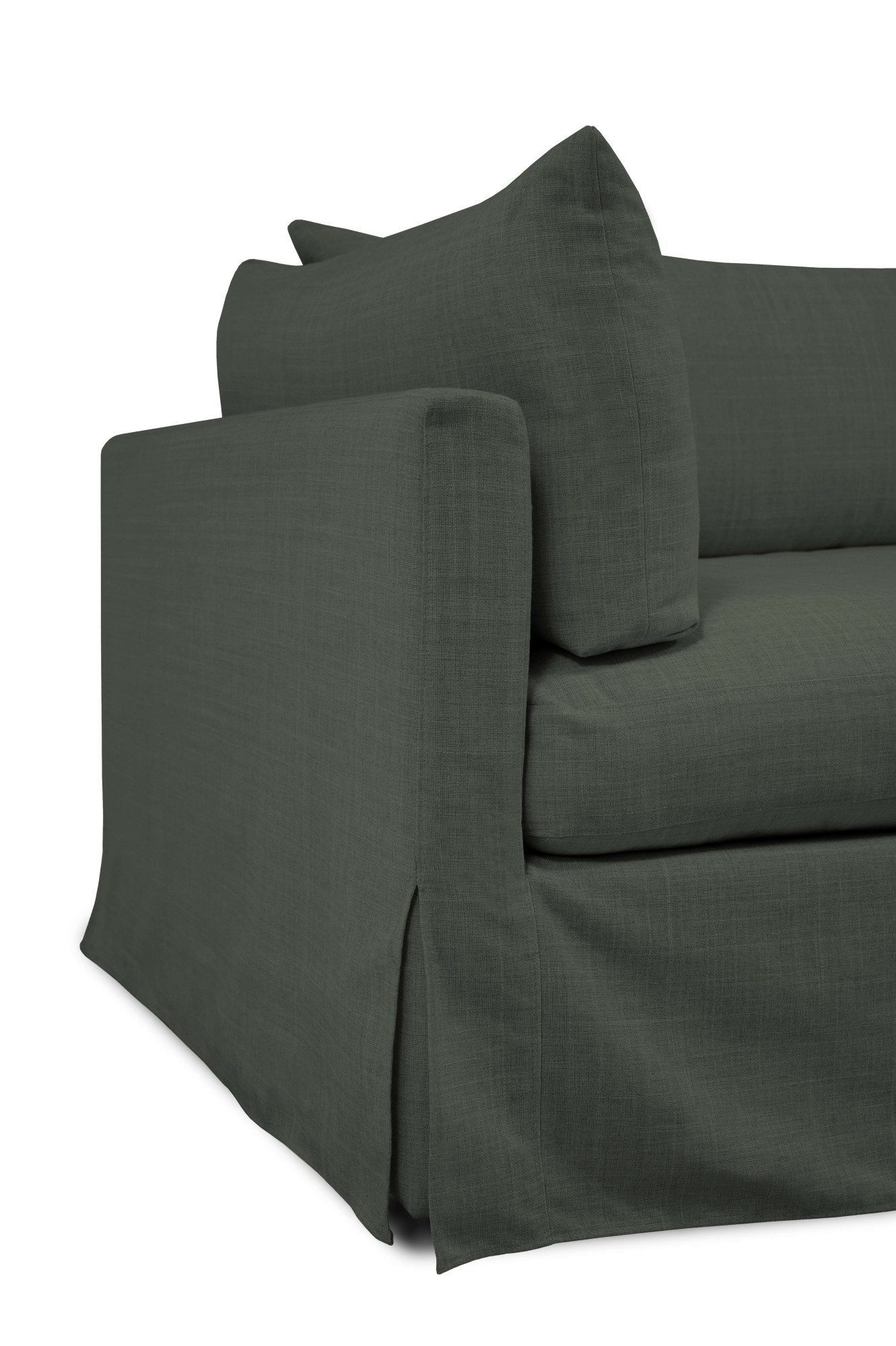 andas 3-zitsbank Joucas, Hoekbank, Breedte 244 cm extra diepe zitting, met vezelbalvulling voor meer zitcomfort (1 stuk)