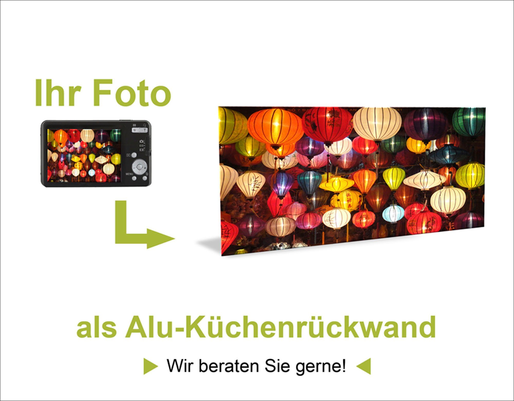 Artland Keukenwand Oliën met kruiden Aluminium spatscherm met plakband, gemakkelijke montage