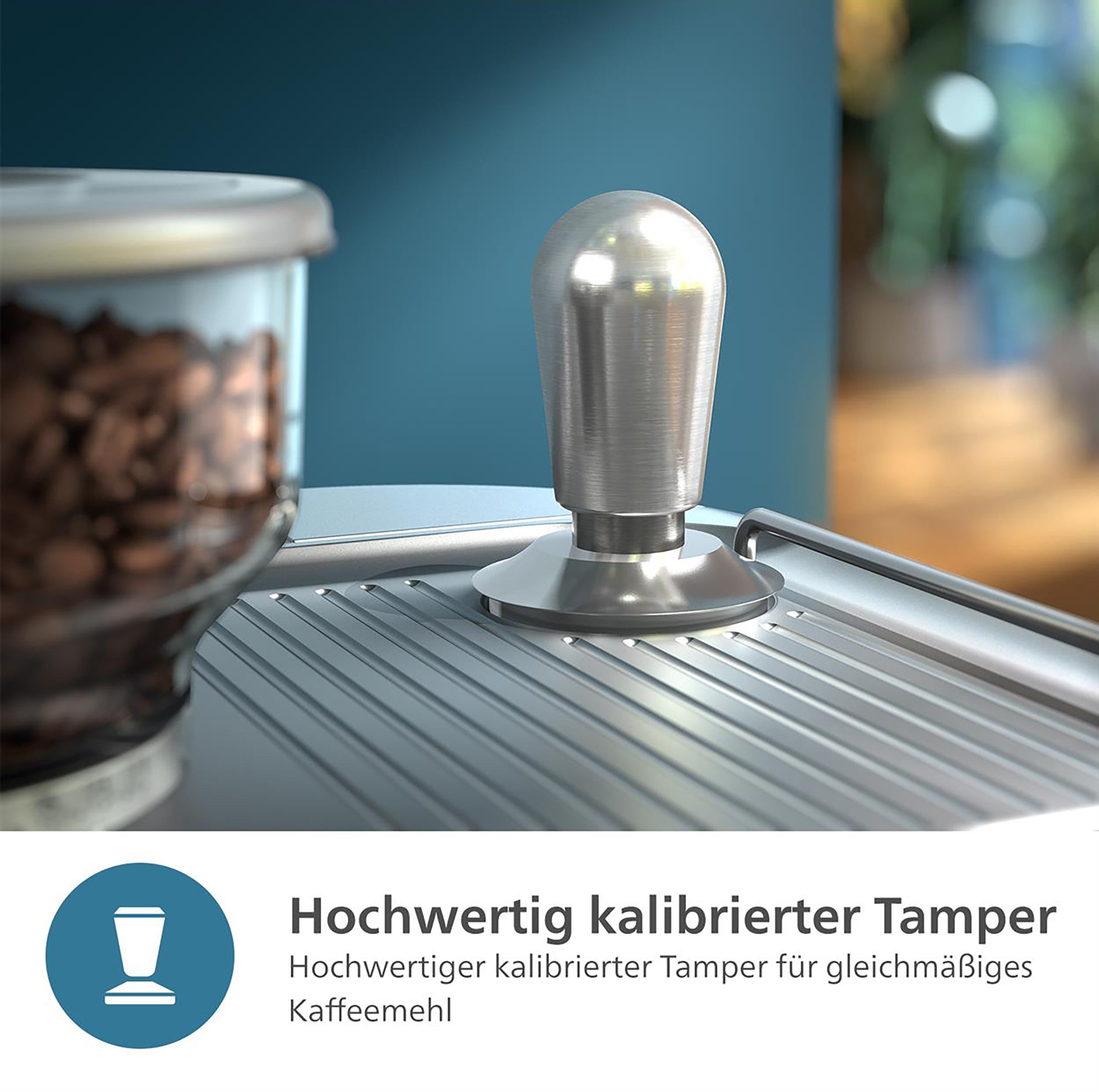 Philips Espressomachine PSA3218/01 Barista Brew, halbautomatisch, mit 250-g-Bohnenbehälter