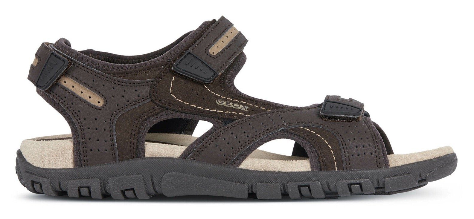 Geox Sandalen UOMO SANDAL STRADA , zomerschoen, klittenbandschoen, outdoorsandaal, trekkinglook