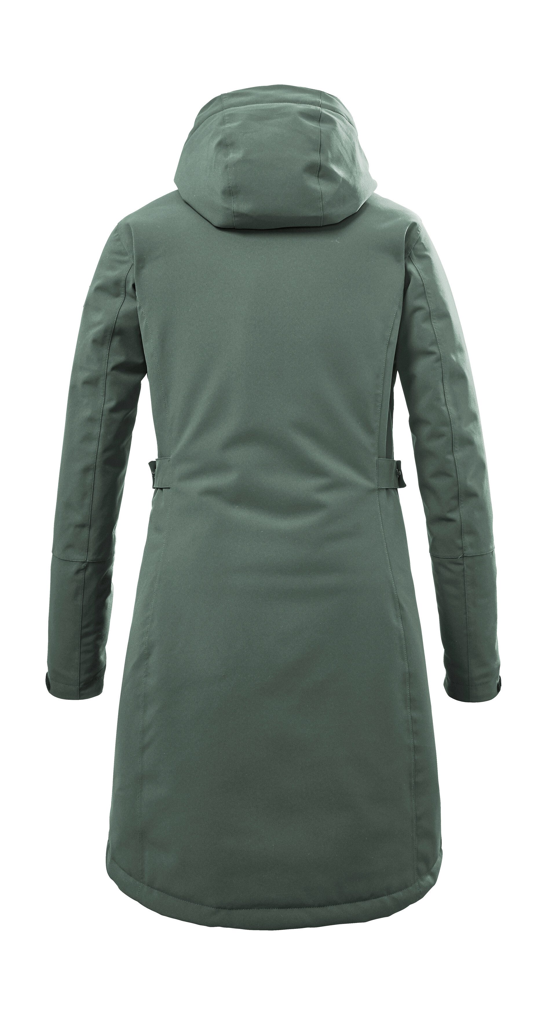 Killtec Parka KOW 165 WMN PRK Water- en winddichte parka met teddyfleece en afneembare capuchon