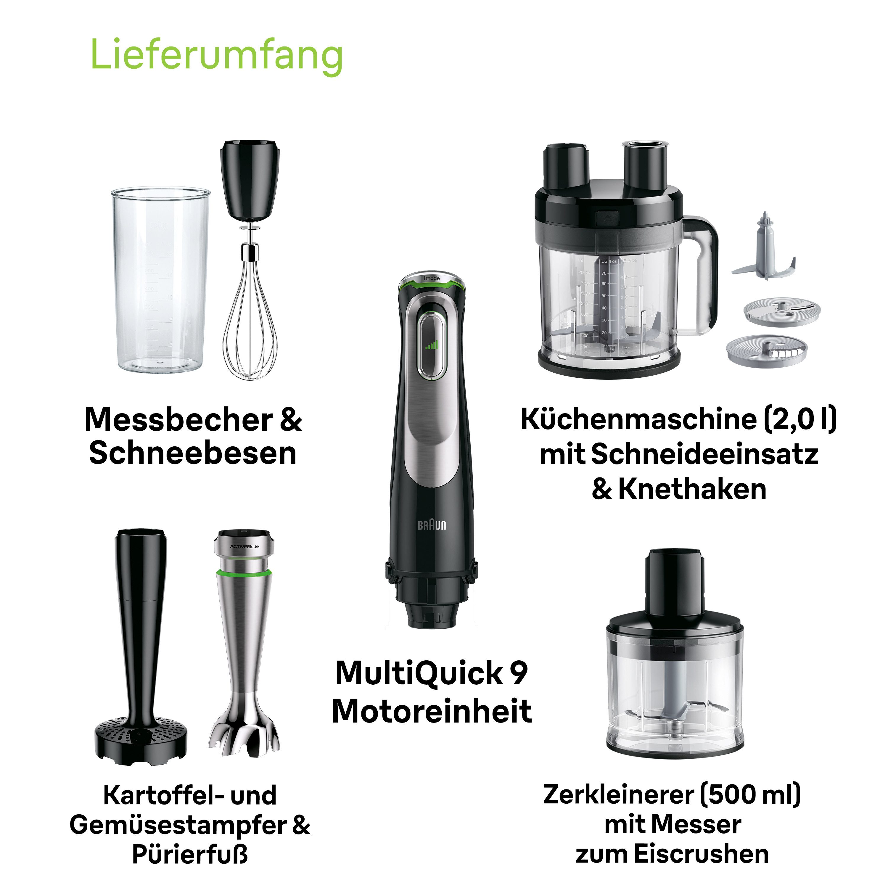 Braun Staafmixer MultiQuick MQ 9187XLI