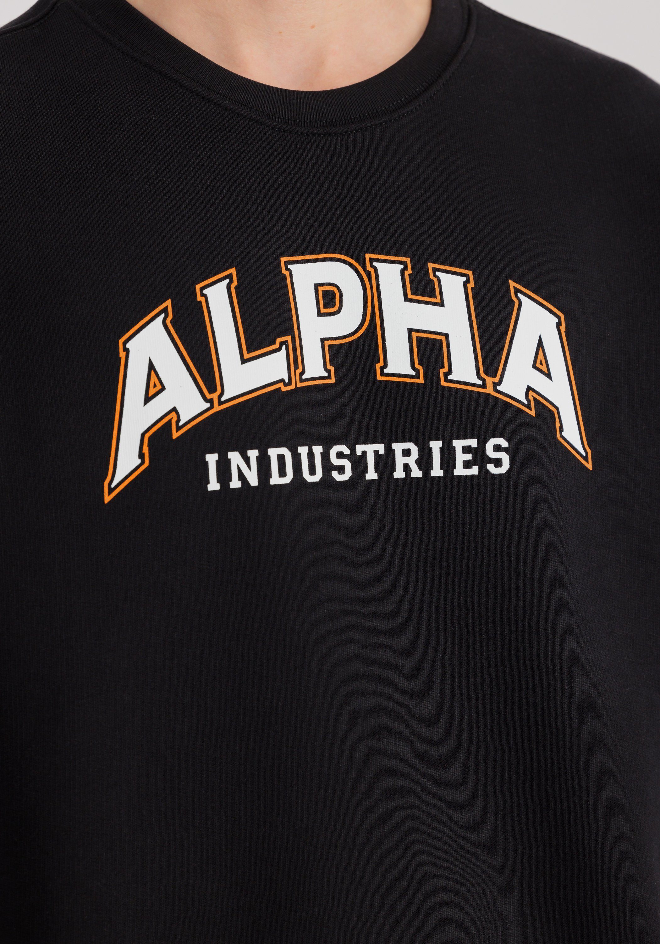 Alpha Industries Sweater Men Sweatshirts College Sweater