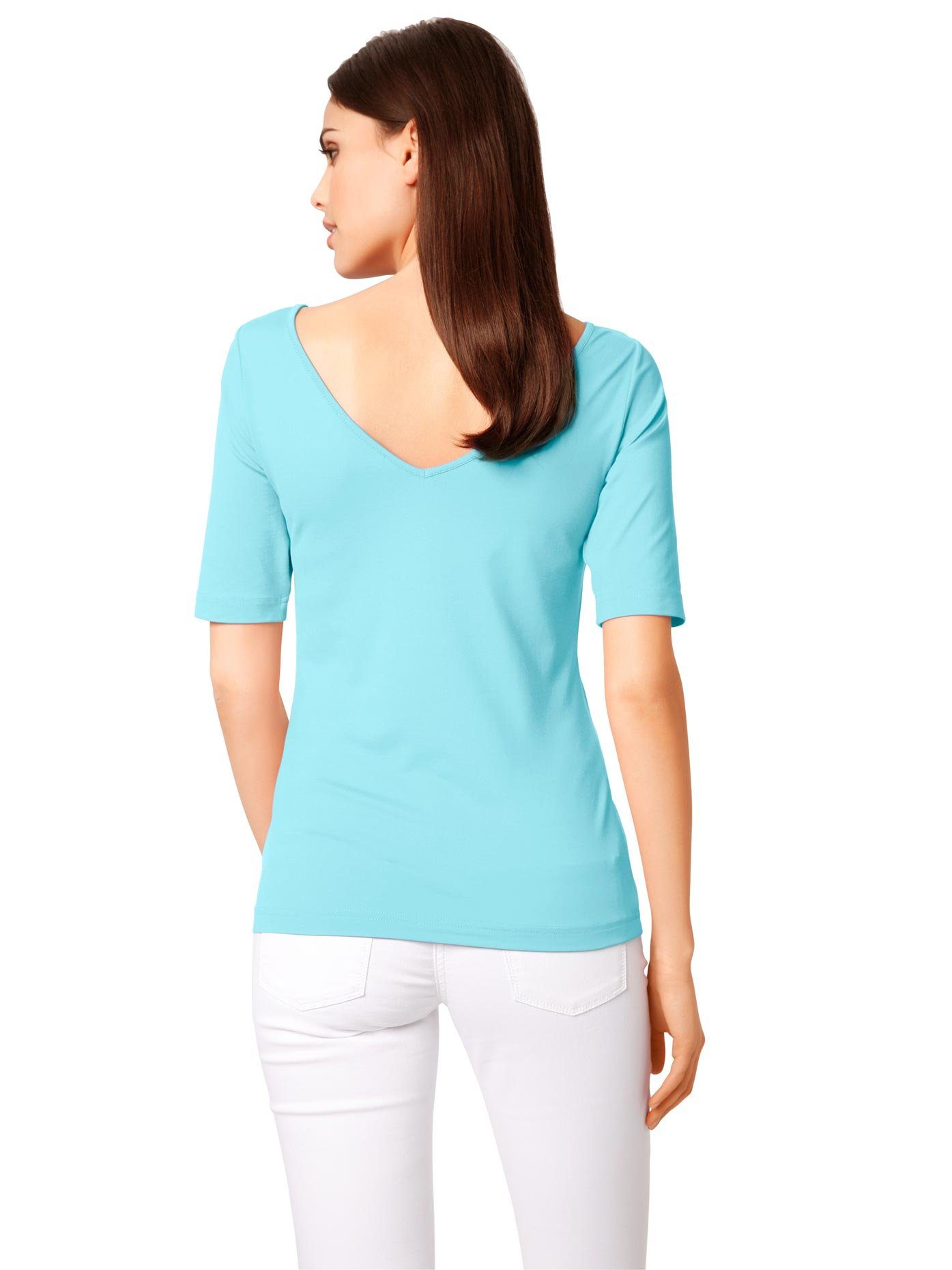 heine Shirt met korte mouwen U-Boot Shirt (1-delig)