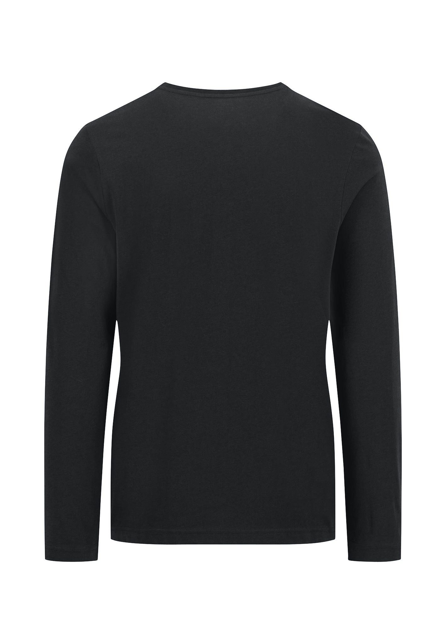 FYNCH-HATTON Shirt met lange mouwen met logo-borduursel op de borst