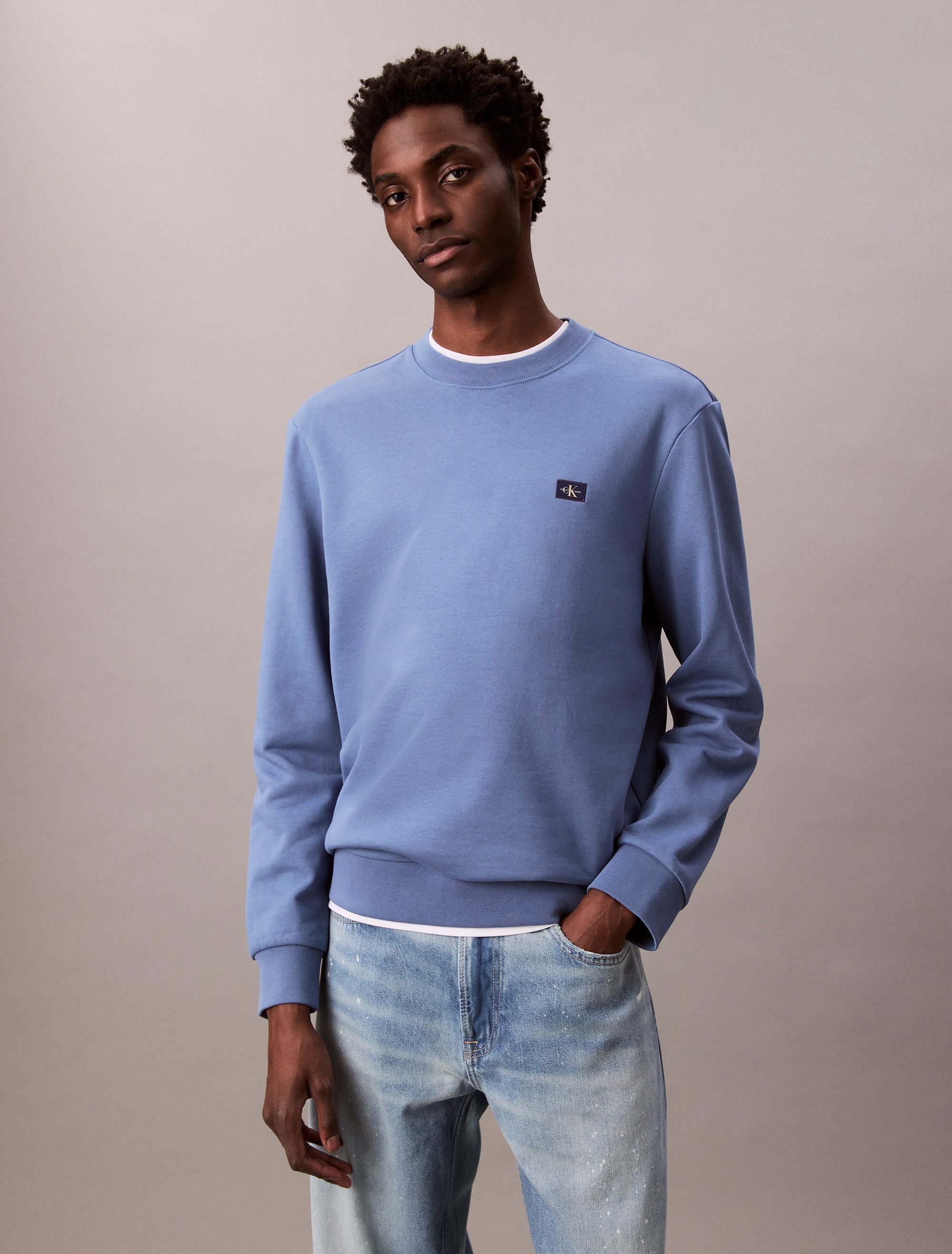 Calvin Klein Sweatshirt 400GSM TRRY BDG CRWN