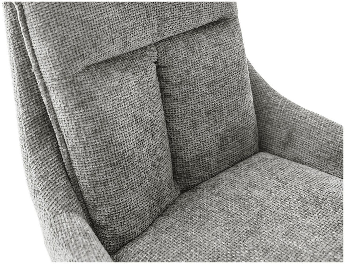 MCA furniture Eetkamerstoel (2-set), draaibaar 360°, draai- & schommelfunctie, belastbaarheid 120 kg