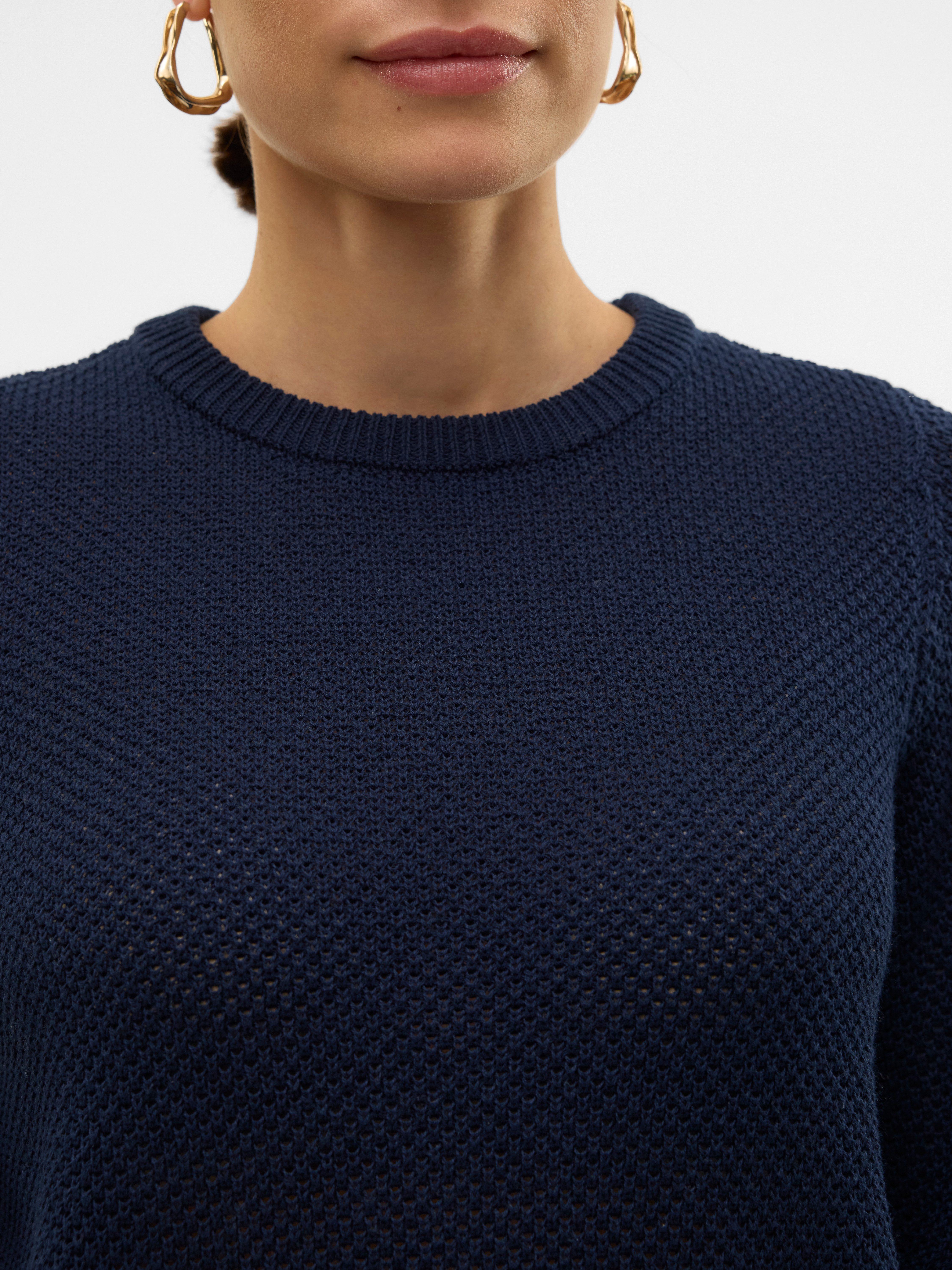 Vero Moda Trui met ronde hals VMAMAZING LS O-NECK PULLOVER BOO