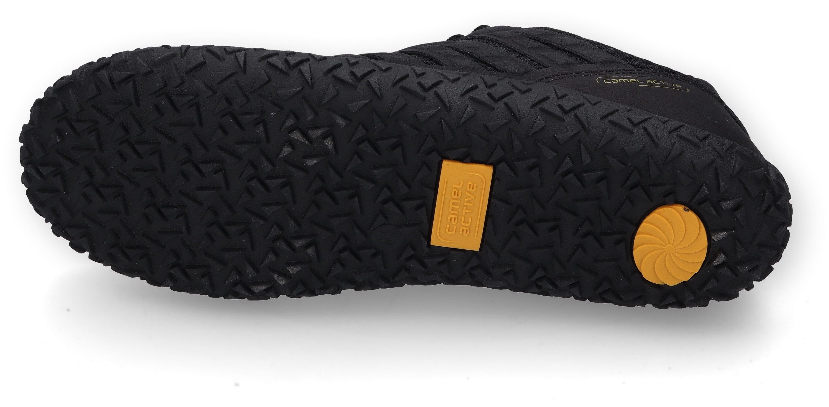 camel active Sneakers , barefoot schoen, veterschoen, vrijetijdsschoen in materiaalmix