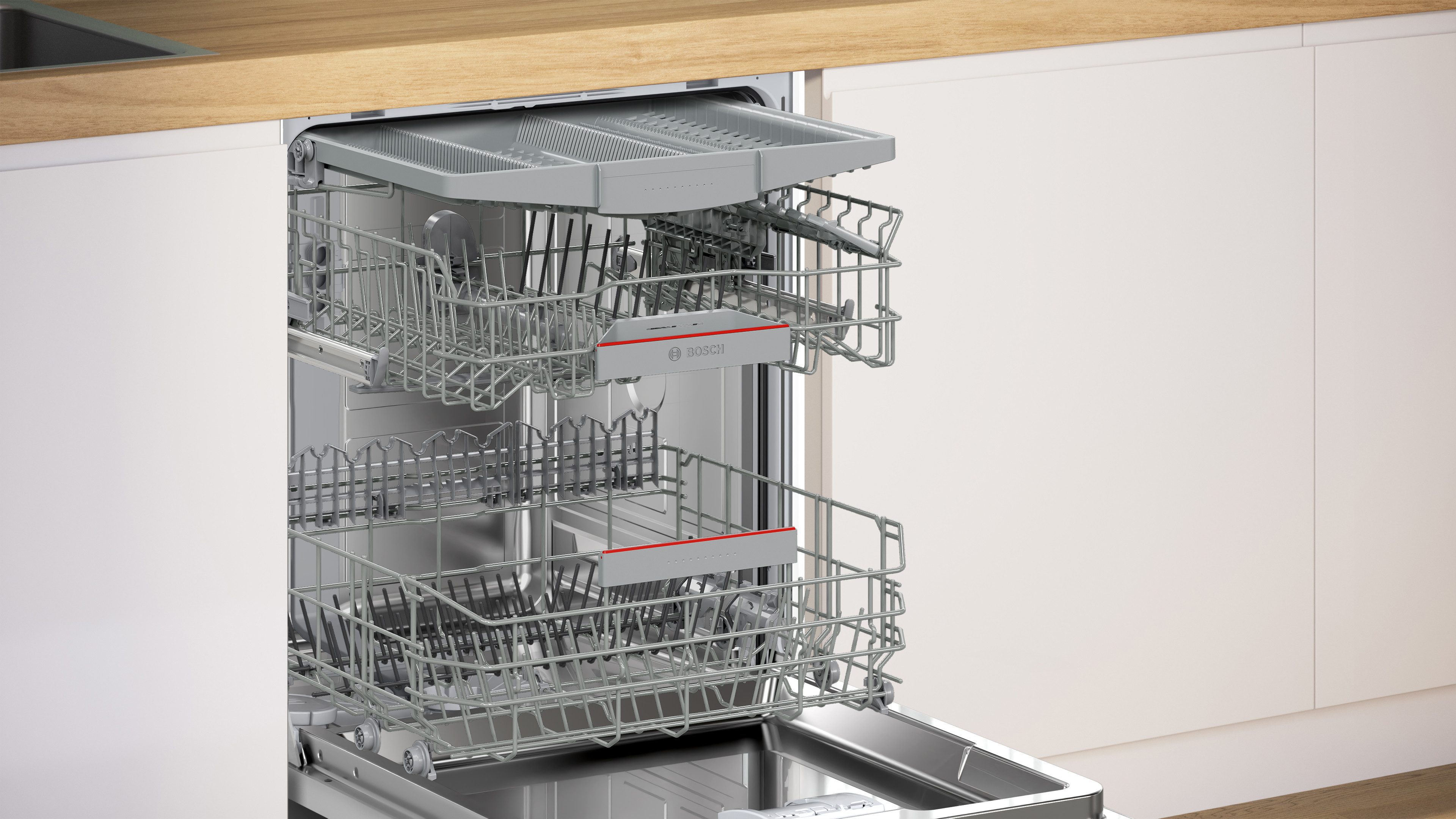 BOSCH Volledig geïntegreerde vaatwasser SMV4ECX28E, 81,5 cm x 59,8 cm