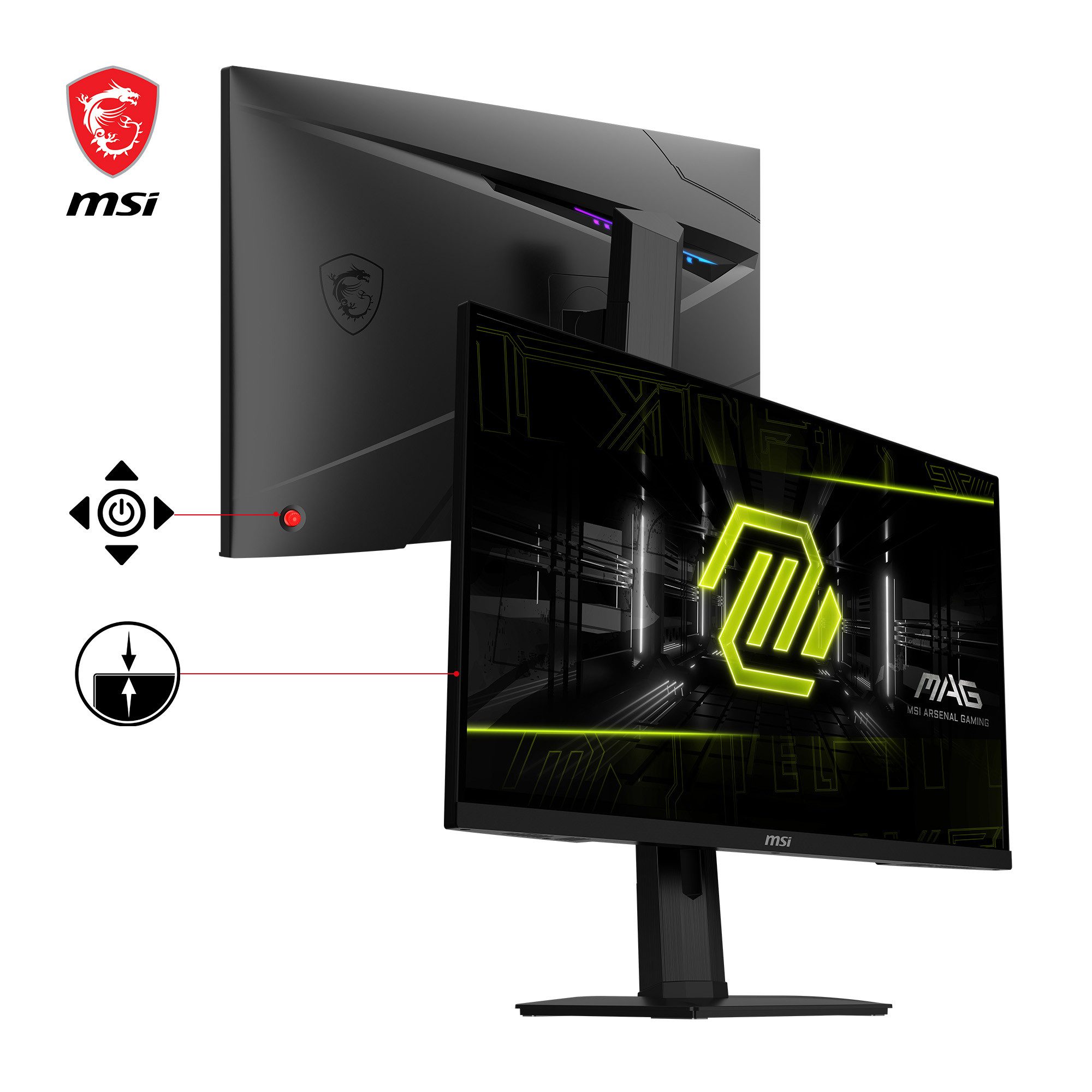 MSI Gaming-monitor MAG 274QRF QD E2, 69 cm / 27", WQHD