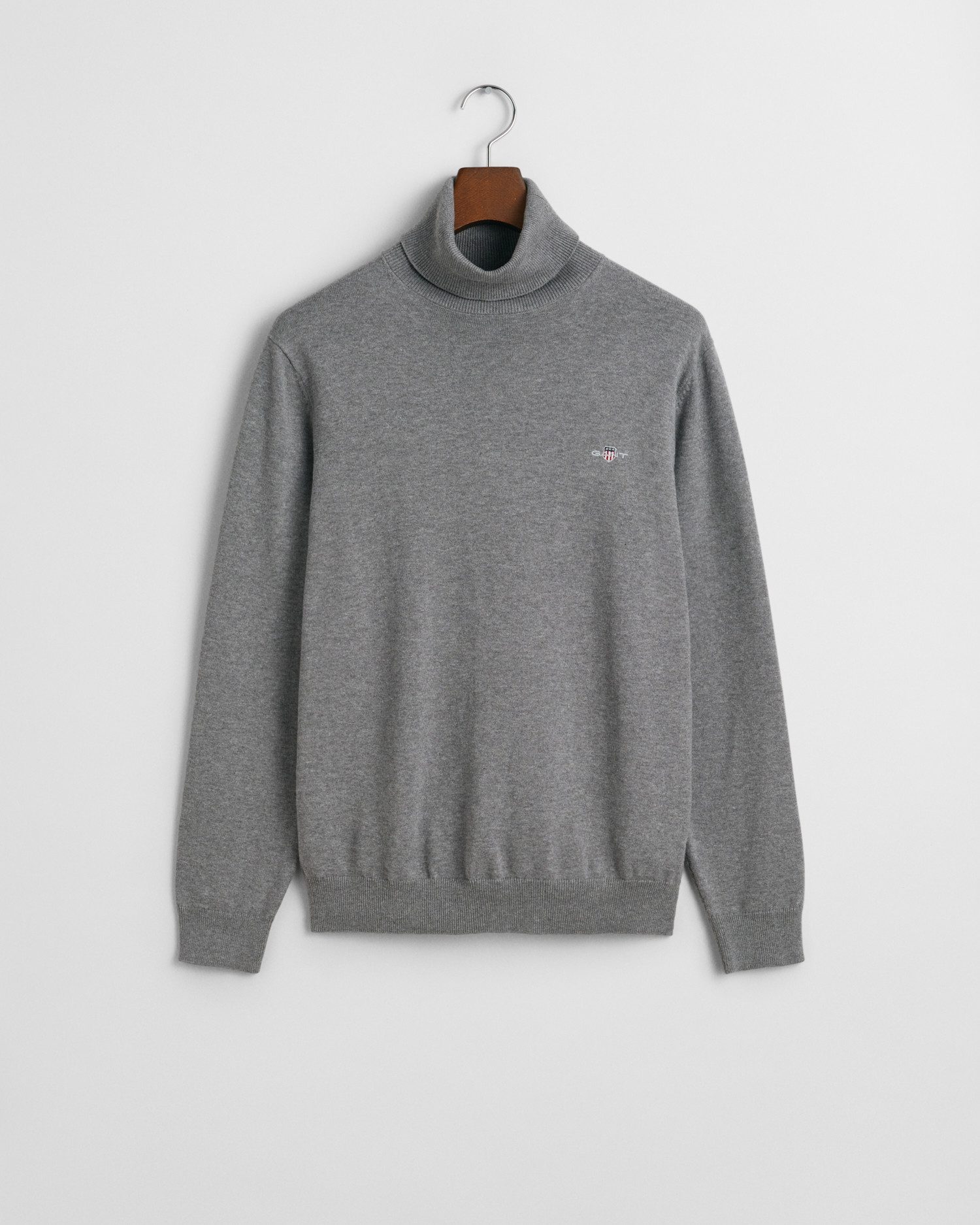 Gant Coltrui CLASSIC COTTON ROLLERNECK Premium roltrui van zacht 100% katoen, overgangs trui