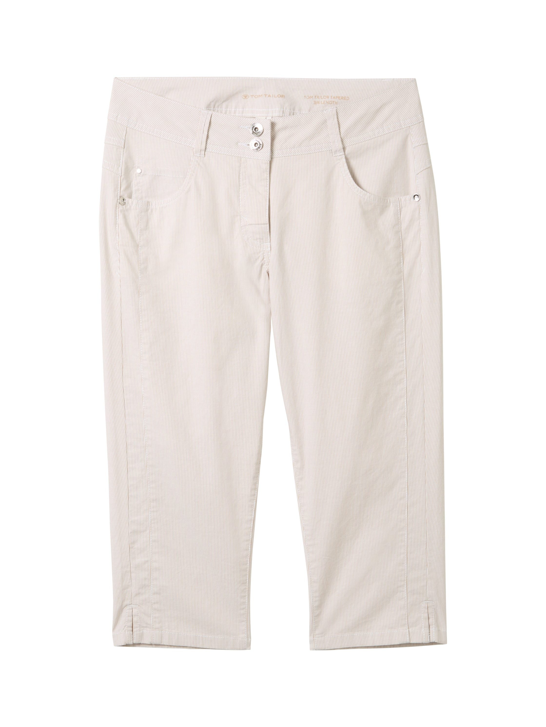 Tom Tailor Capribroek met dubbele-knoopsluiting