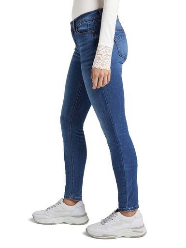 Tom Tailor Denim Skinny fit jeans JONA met sterke wassing en whiskering
