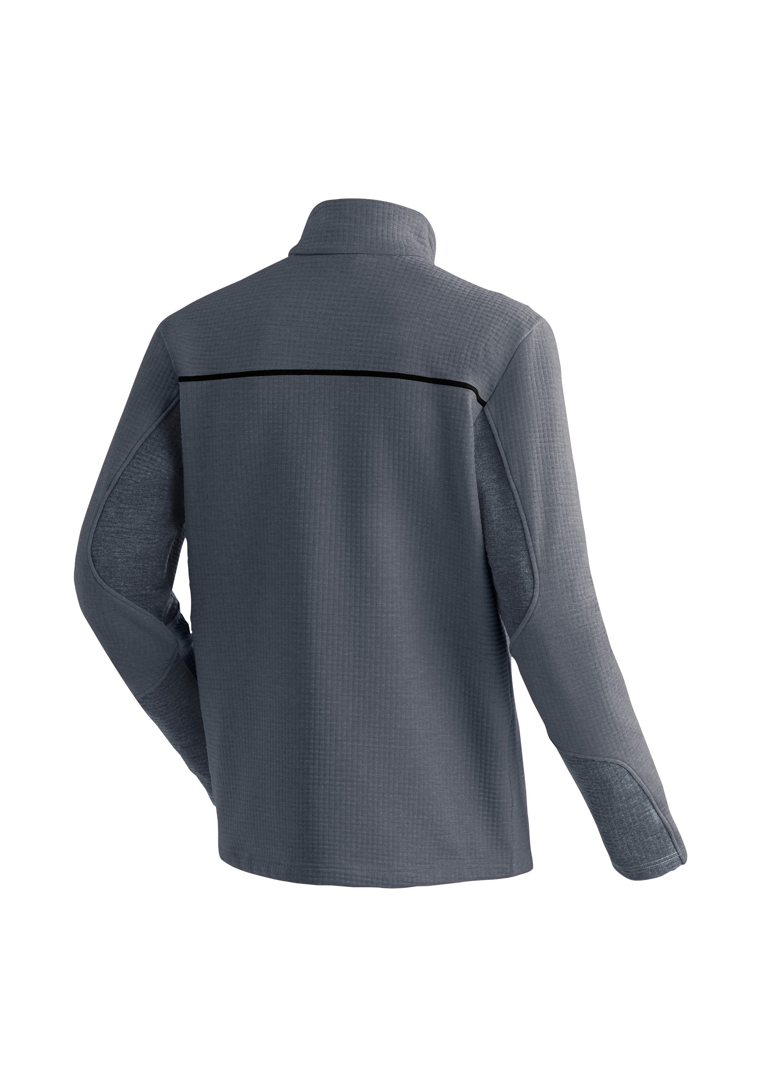 Maier Sports Fleecejack Tesila M Heren midlayer, ademend en sneldrogend, 3 ritszakken