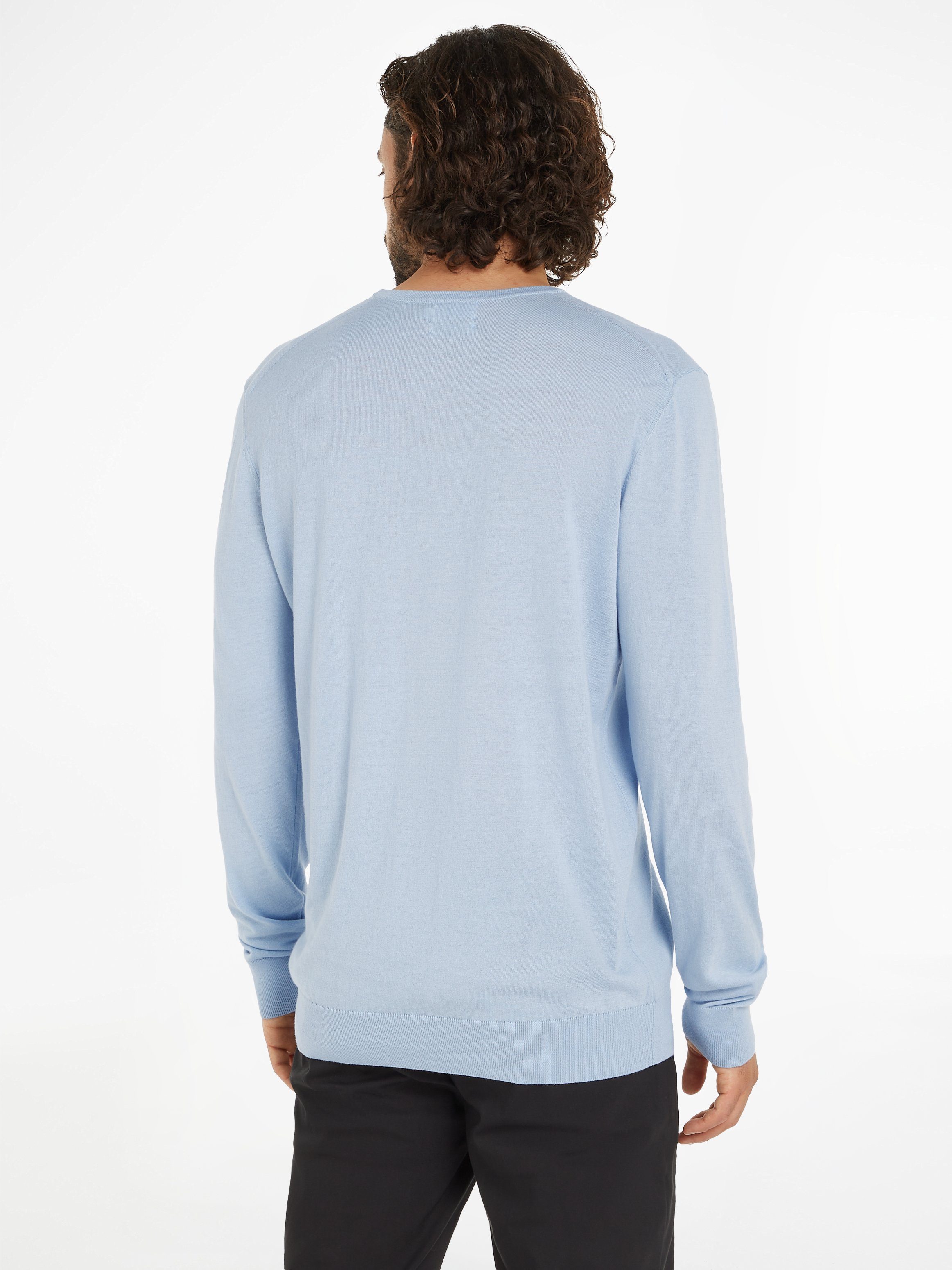 Calvin Klein Trui met ronde hals COTTON SILK CN SWEATER