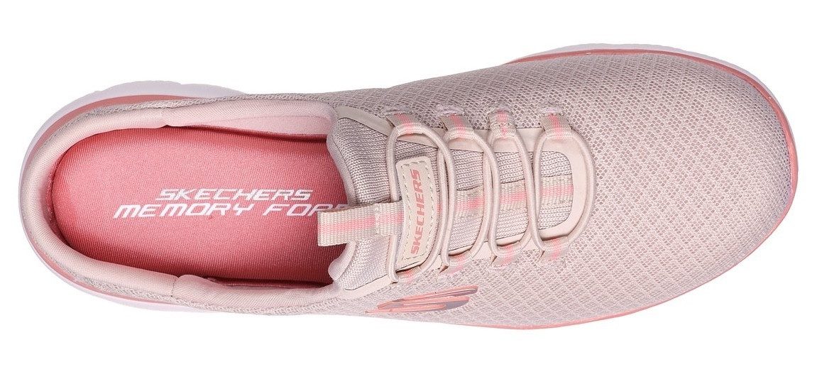 Skechers Sabots SUMMITS SWIFT STEP Zomerschoen, slippers, instapschoen in vegan uitvoering