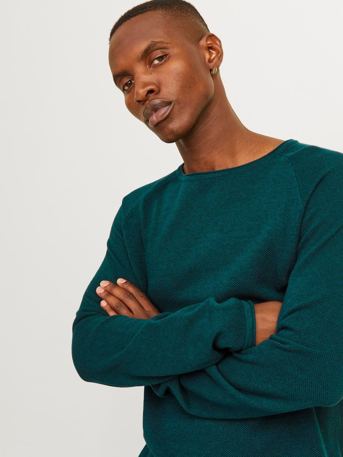Jack & Jones Trui met ronde hals JJEHILL KNIT CREW NECK NOOS