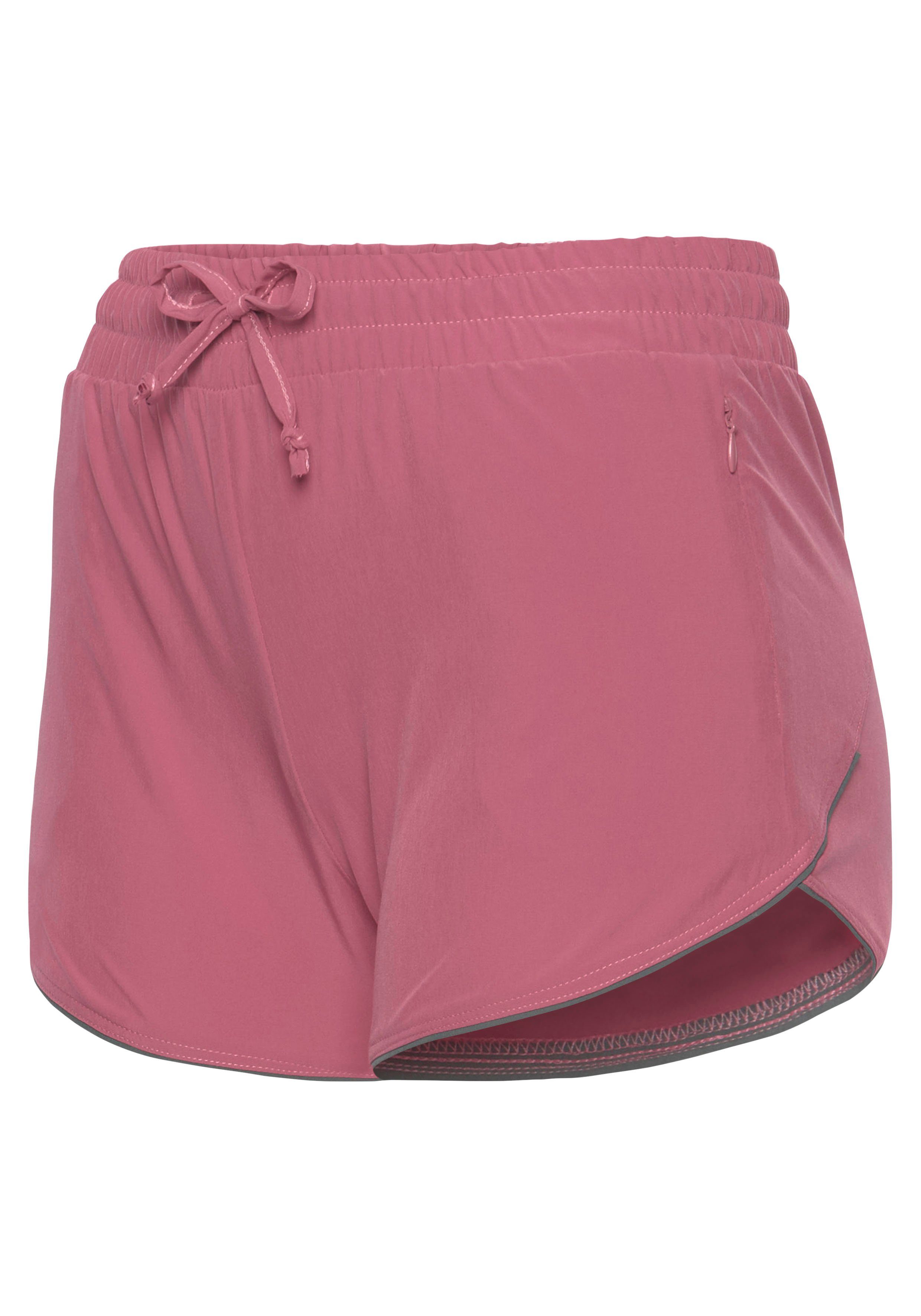 active by Lascana Short met ritszakken