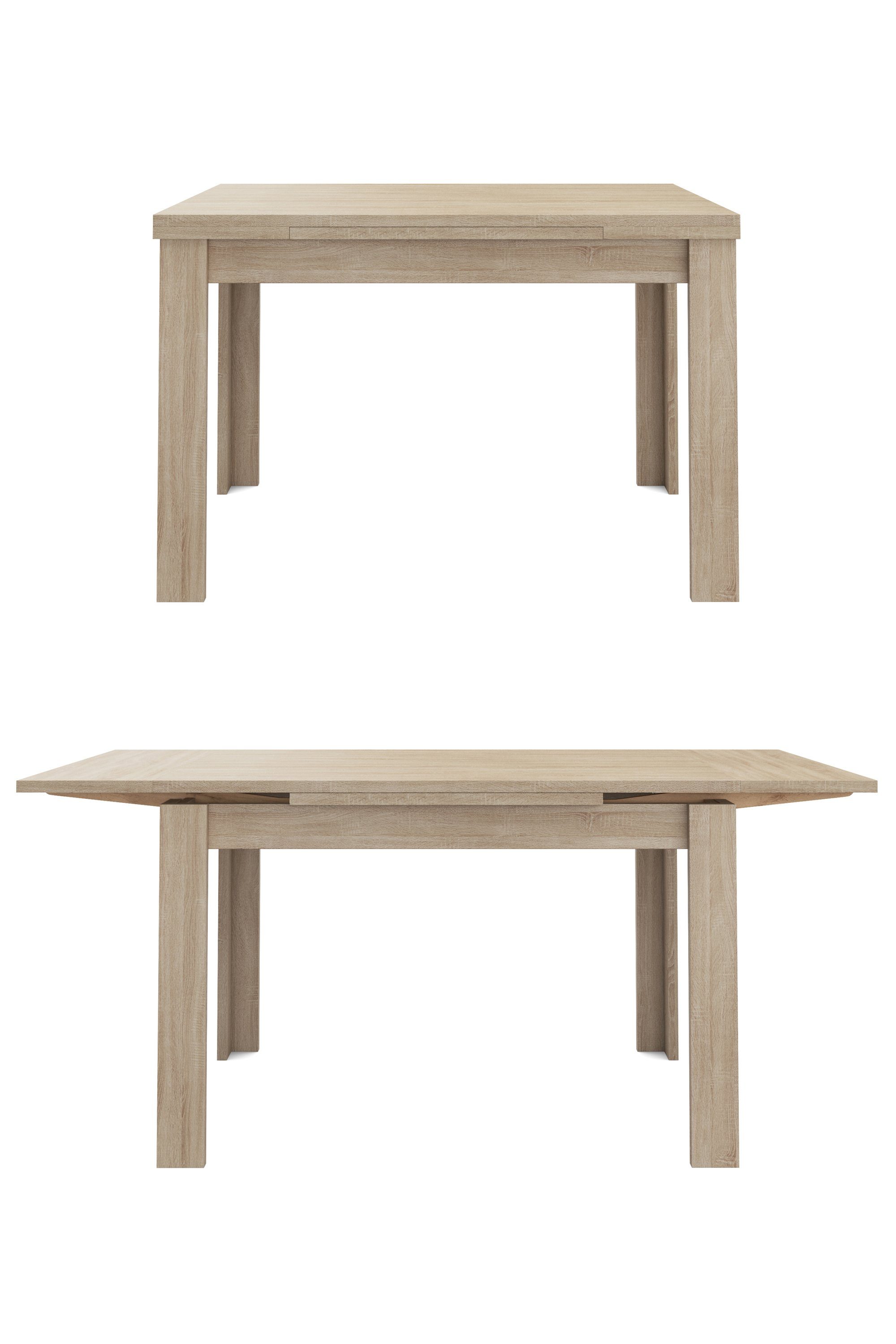 Mäusbacher Eettafel Monti BESTSELLER!, tafel, keukentafel, uittrekbare tafel uit te trekken tot 136 cm