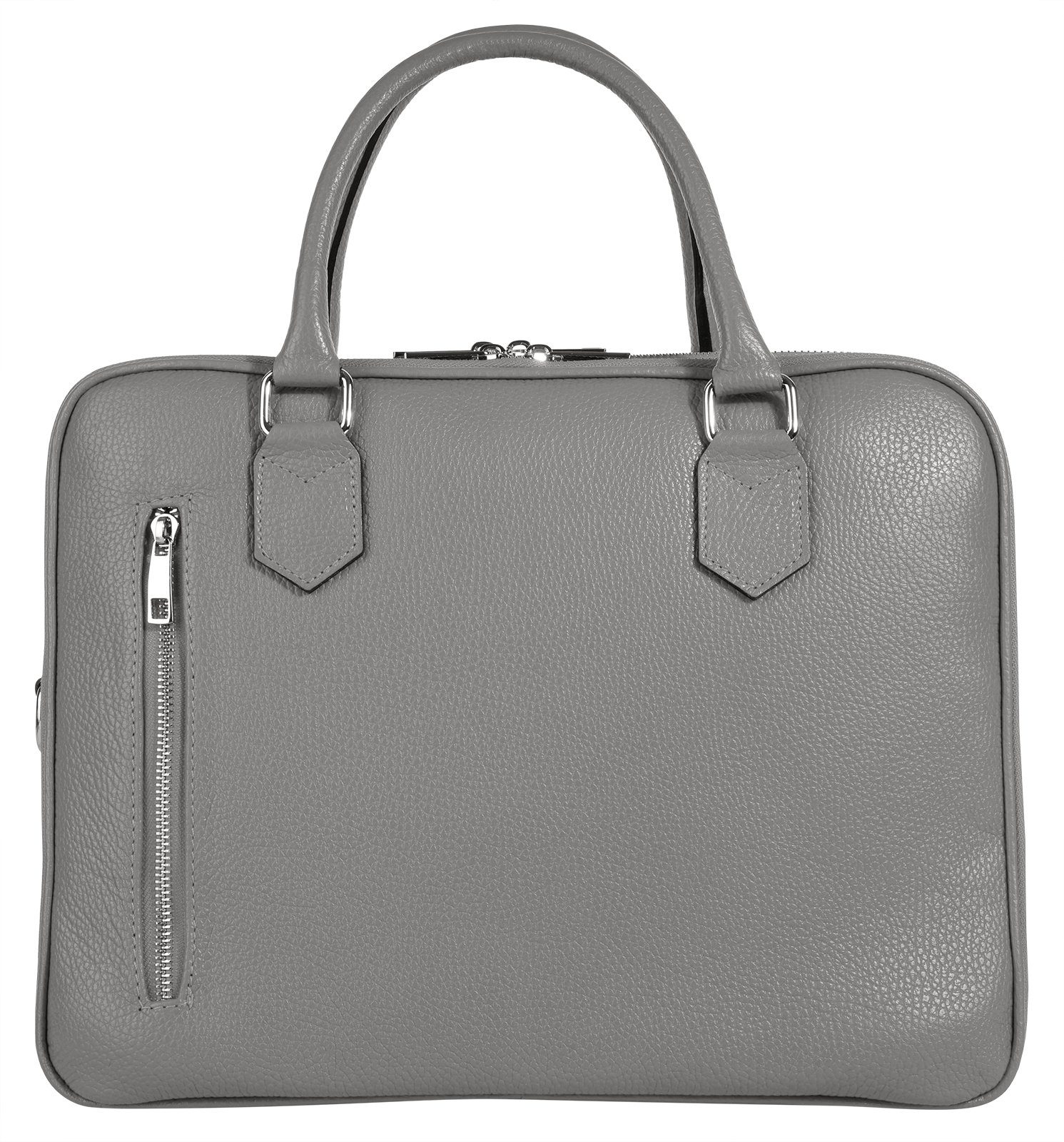 Cluty Aktetas echt leer, made in italy