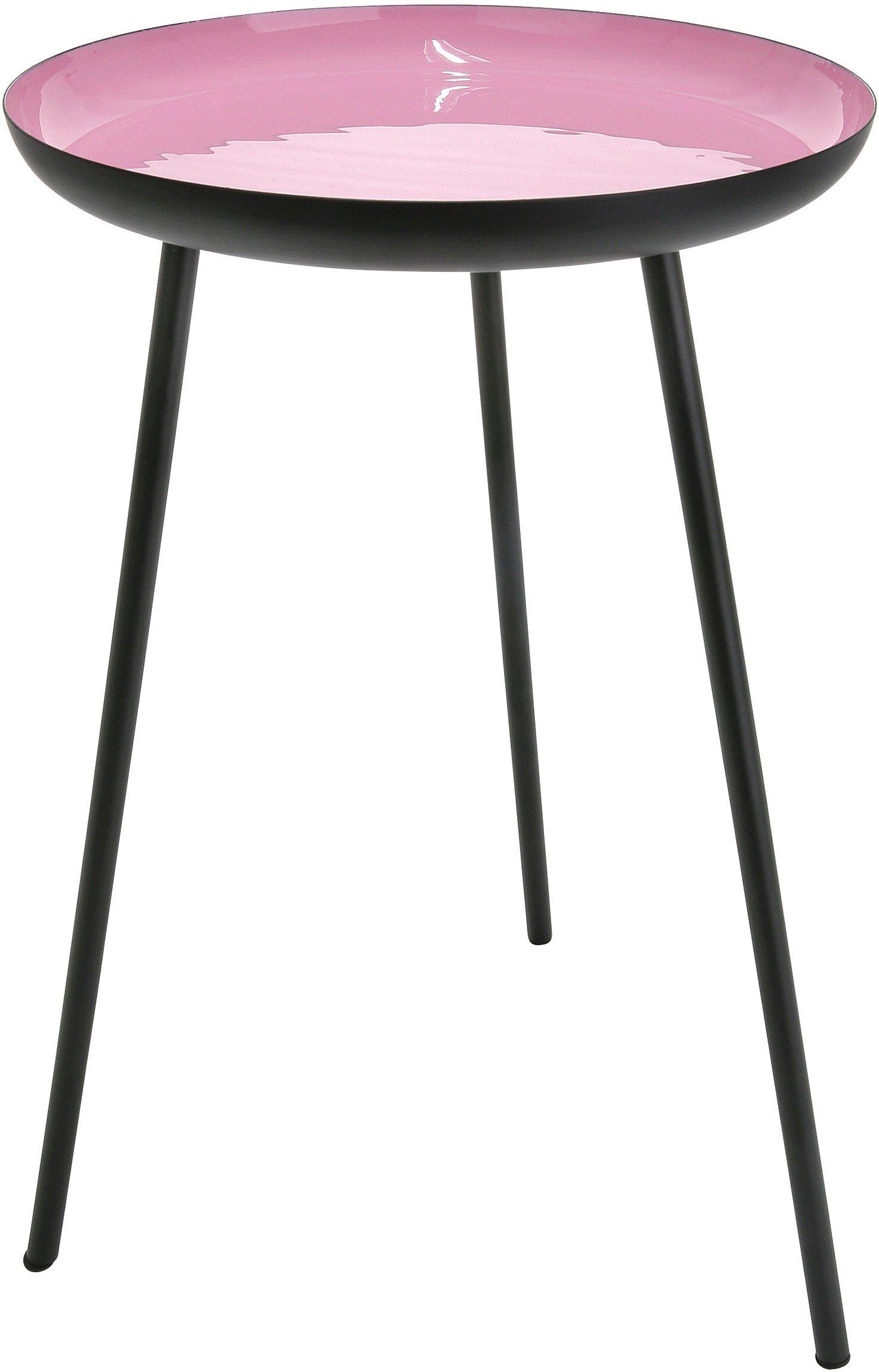 GILDE bijzettafeltje Tafel Celeste Driepoot, hoogte 49 cm, rond, ø 28