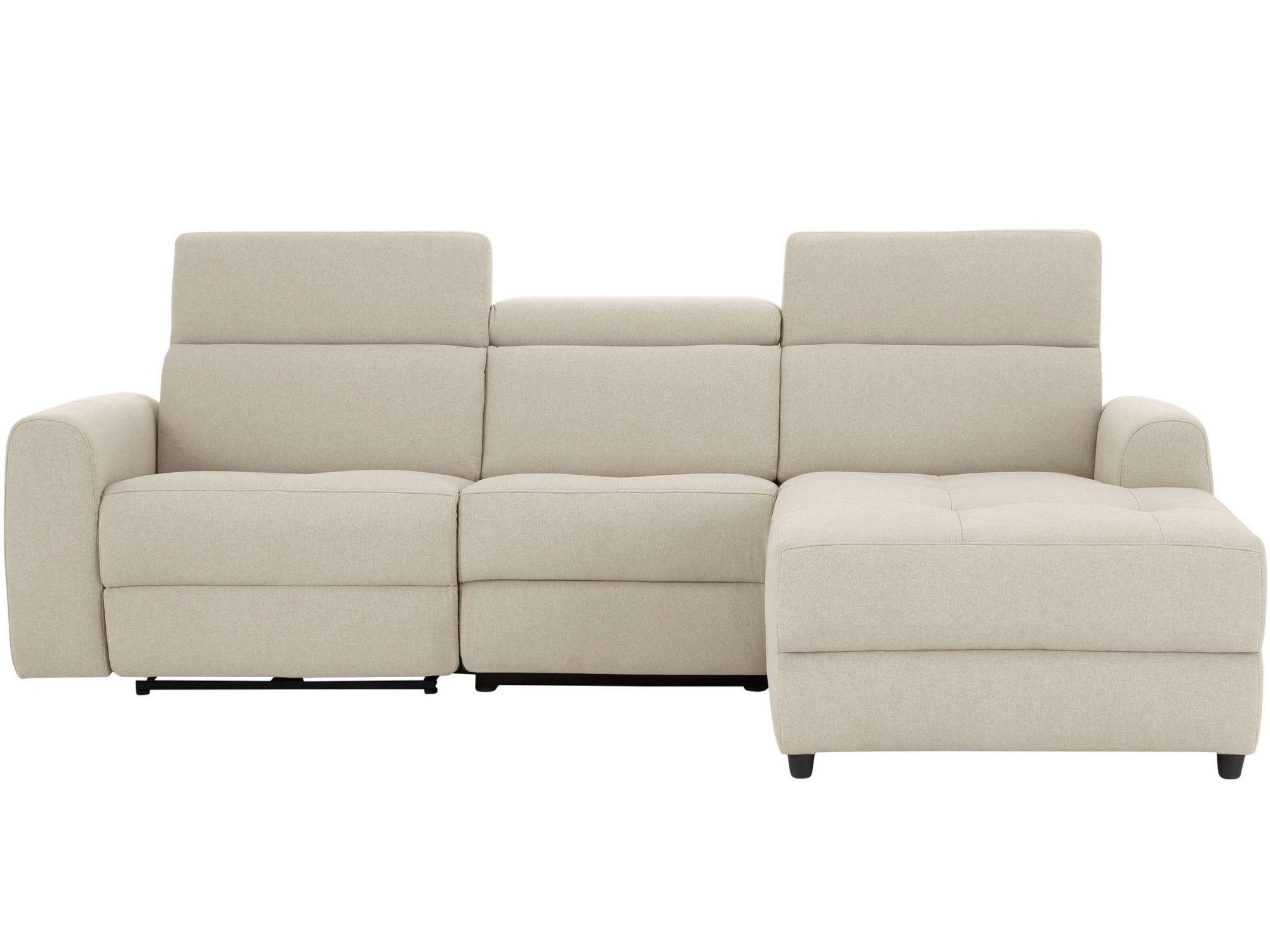 Home affaire Hoekbank Sentrano, L-vorm, 275 cm, man. of electr. relaxfunctie en usb/kopverstelling