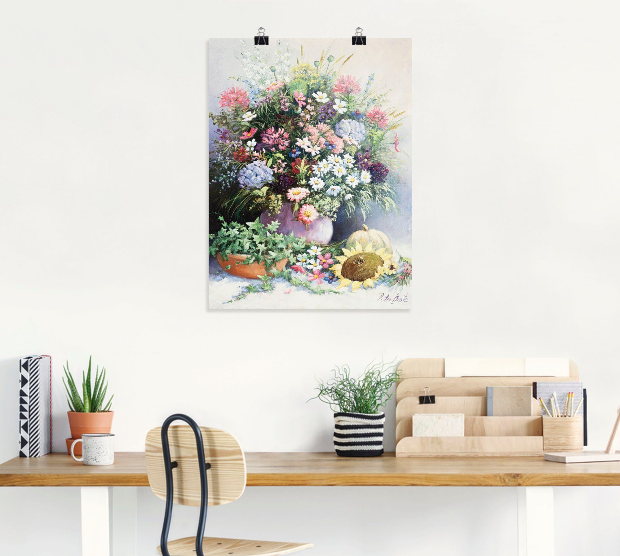 Artland Artprint Seizoenen warmte als artprint op linnen, poster in verschillende formaten maten