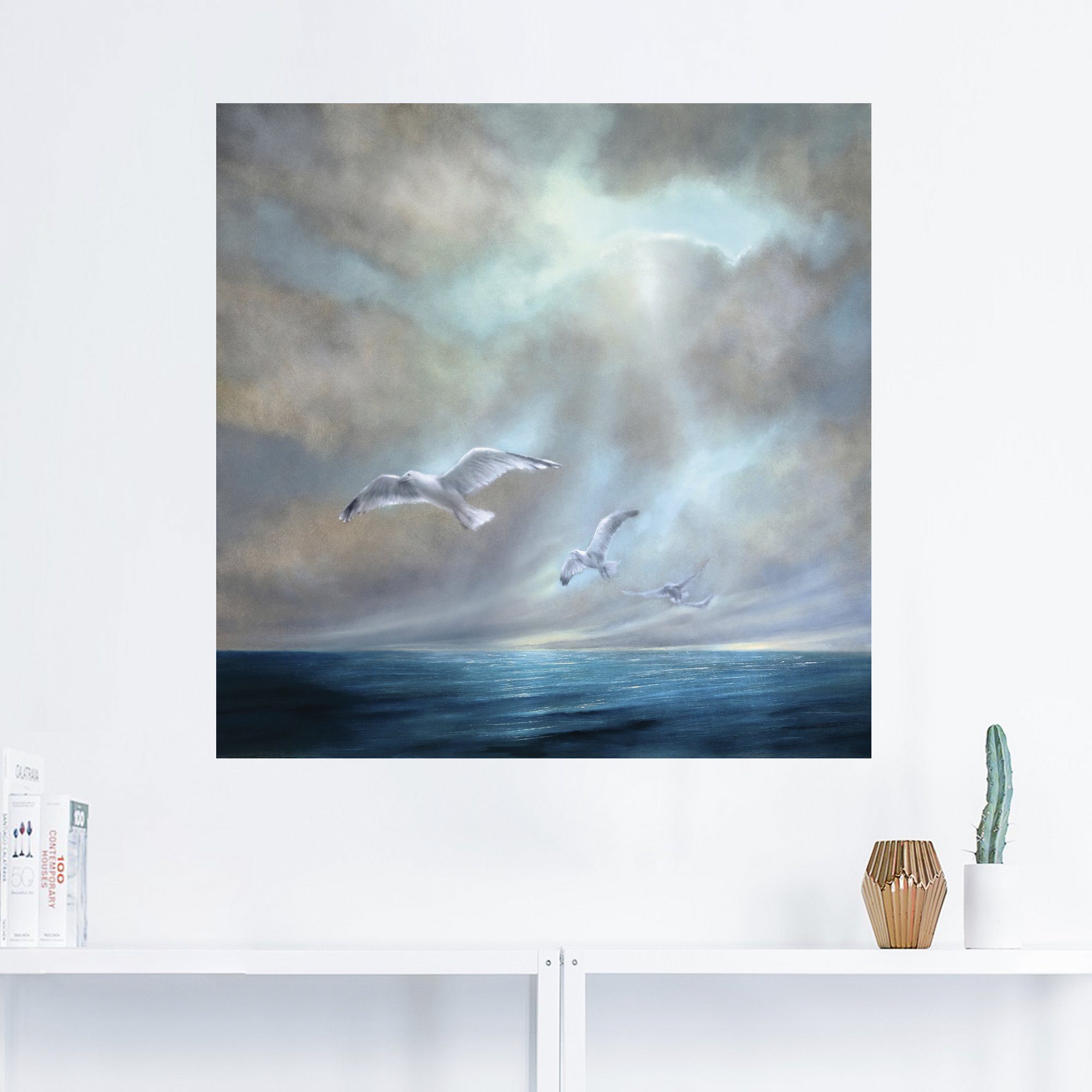 Artland Artprint Vrij zijn als artprint op linnen, muursticker in verschillende maten