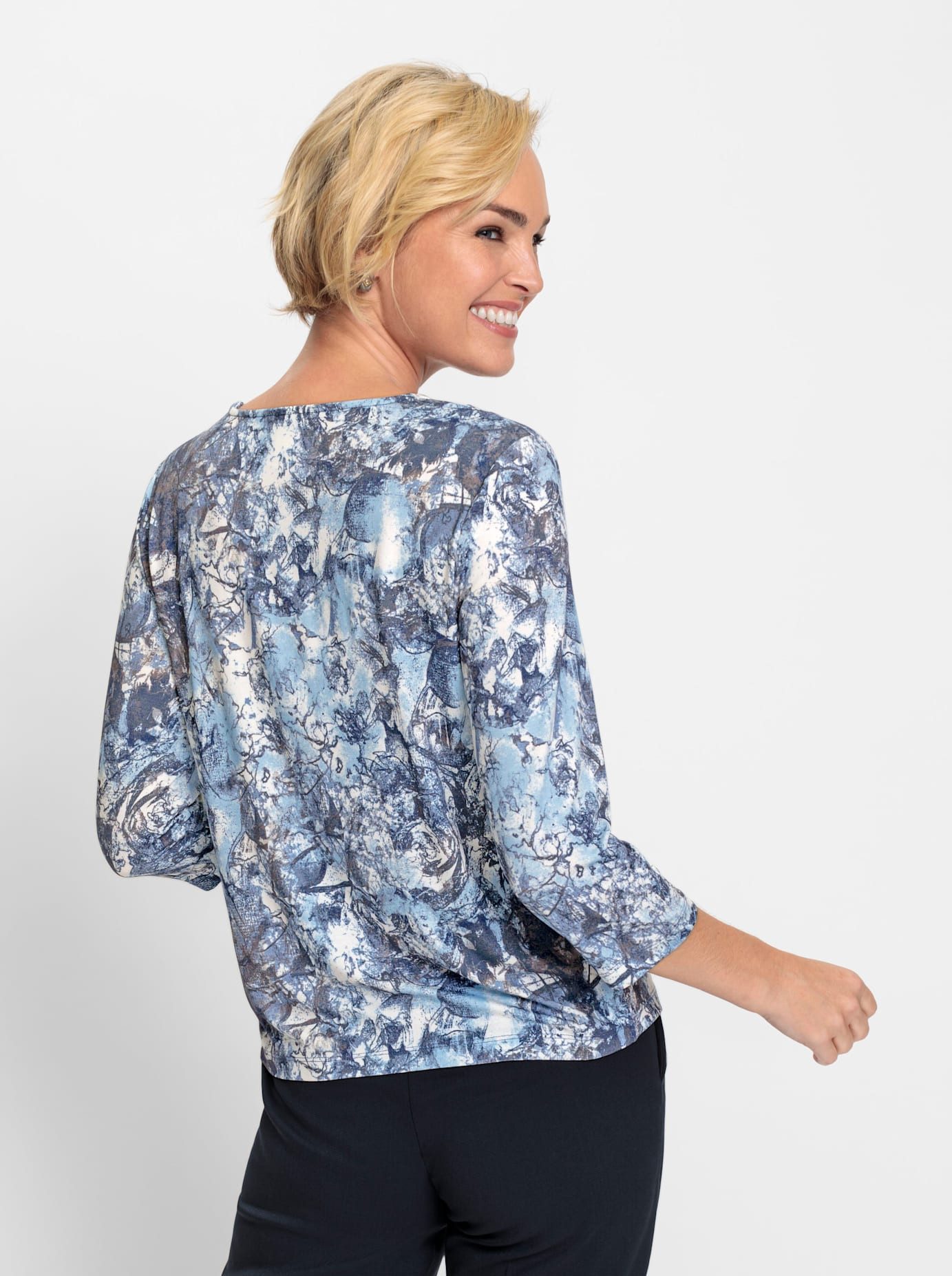 Classic Shirt met 3/4 mouwen Shirt (1-delig)