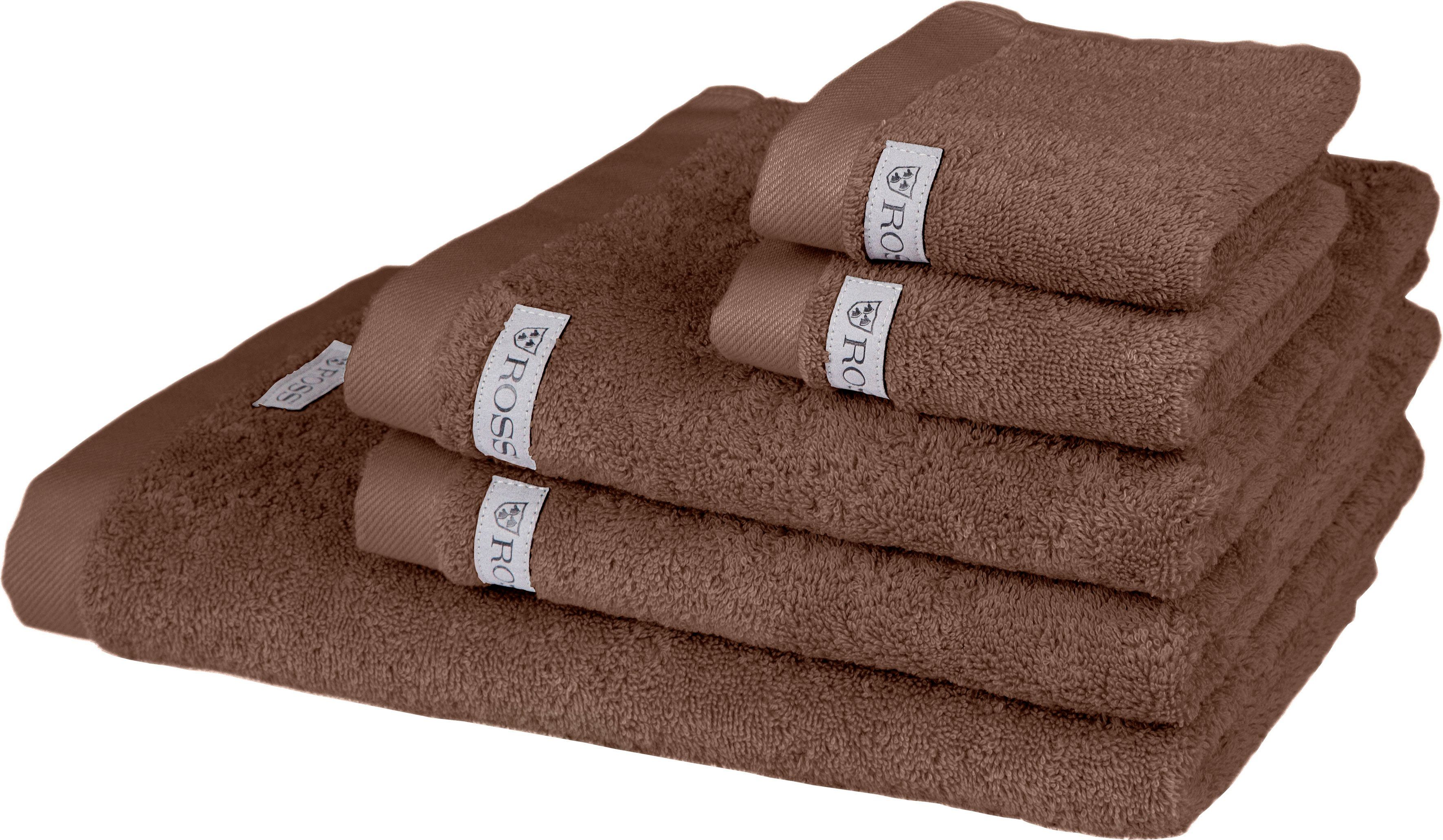 ROSS Handdoekenset Sinfonie bevat handdoeken, badhanddoek en gastendoeken (set, 5-delig) handdoeken grijs