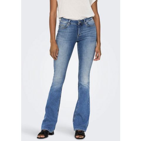 NU 20% KORTING: Only Bootcut jeans ONLBLUSH LIFE MID FLARED DNM
