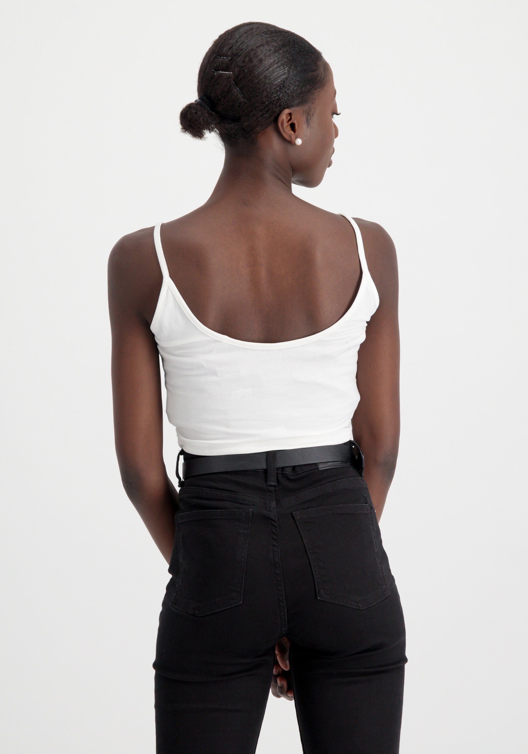 Alpha Industries Muscle-shirt Alpha Industries Women - Tanks Basic Crop-Top SL Women