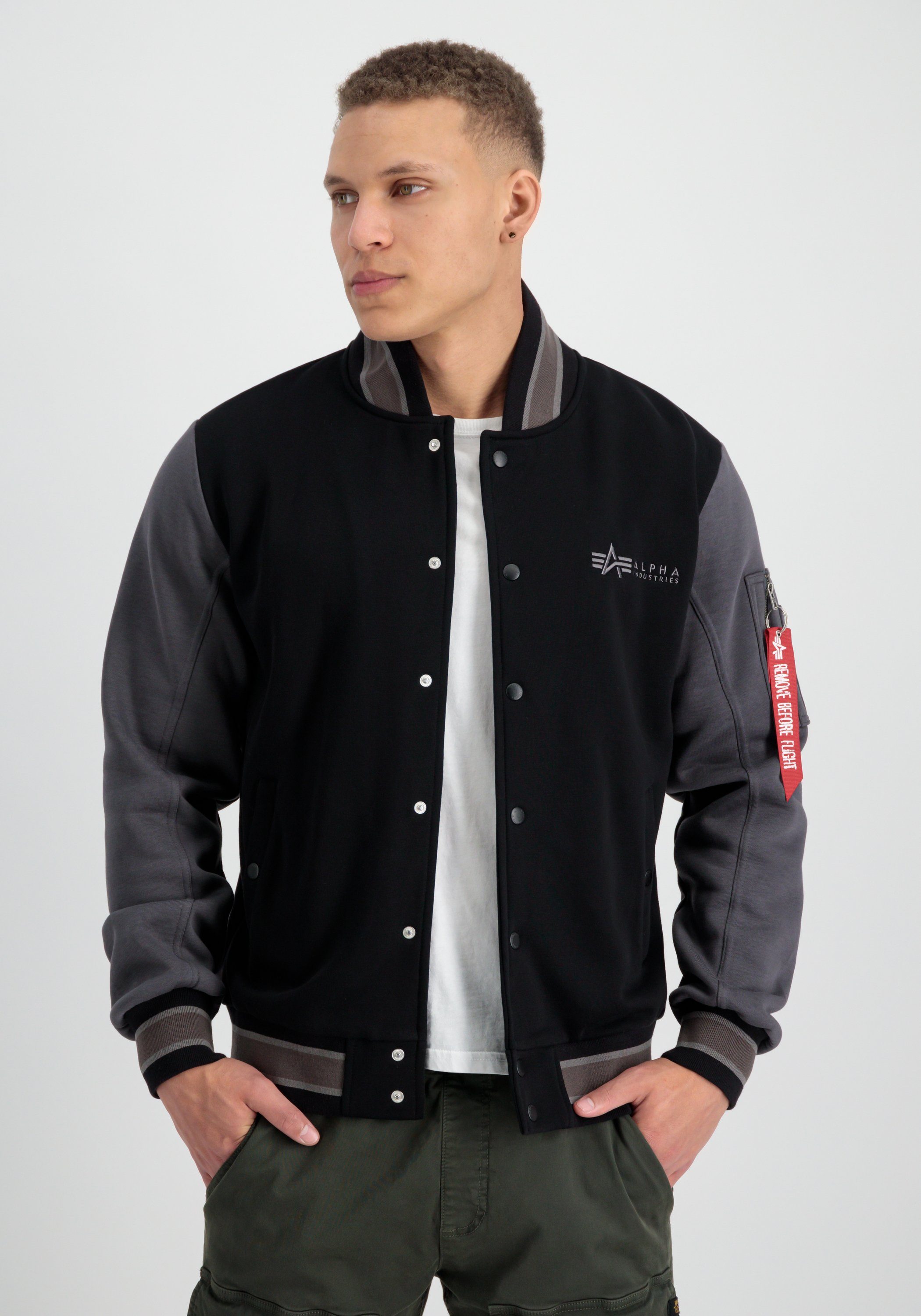 Alpha Industries Sweater Men Outdoor Jackets Varsity Sweat Jacket ML