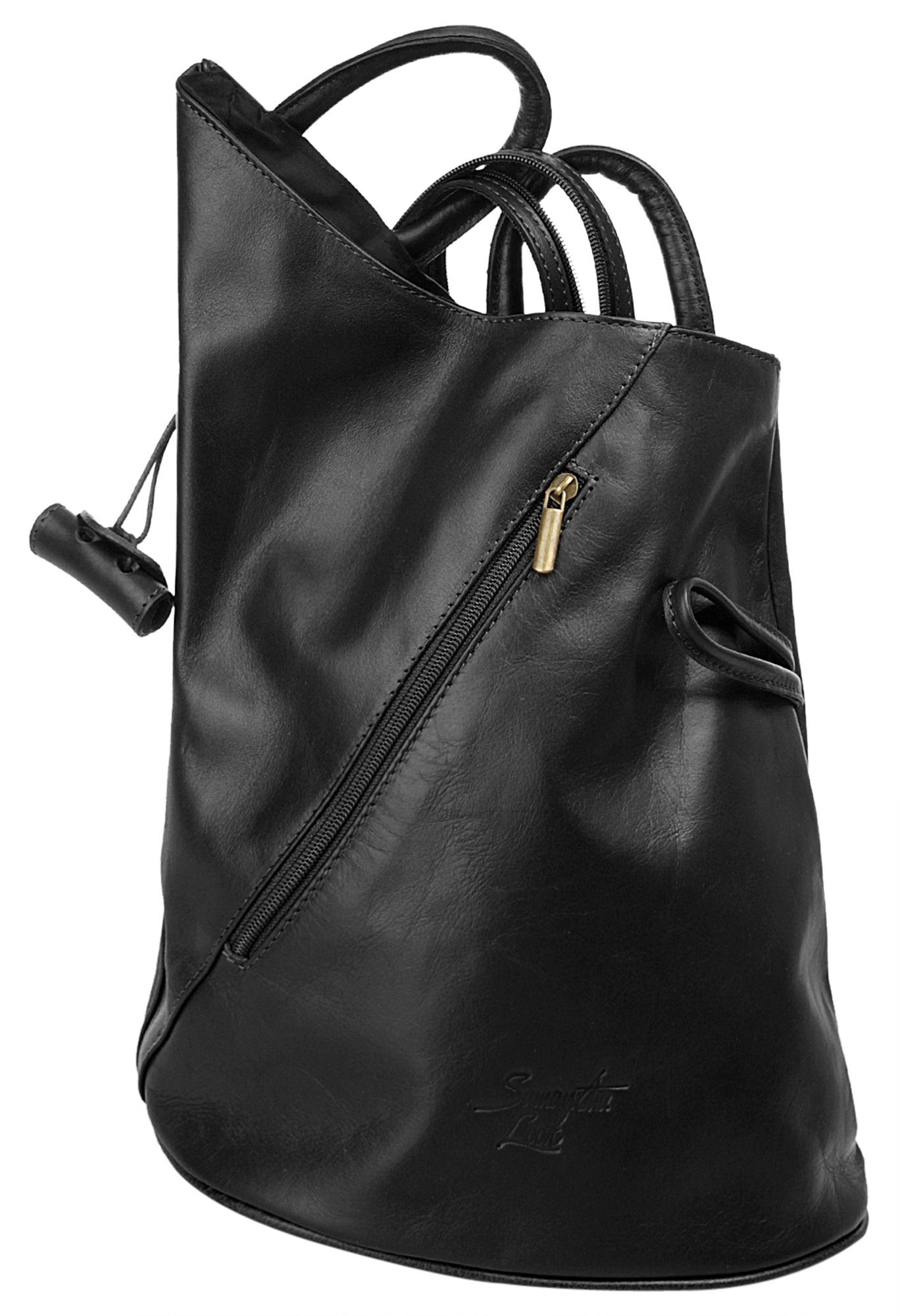 Samantha Look Rugzak echt leer, made in italy