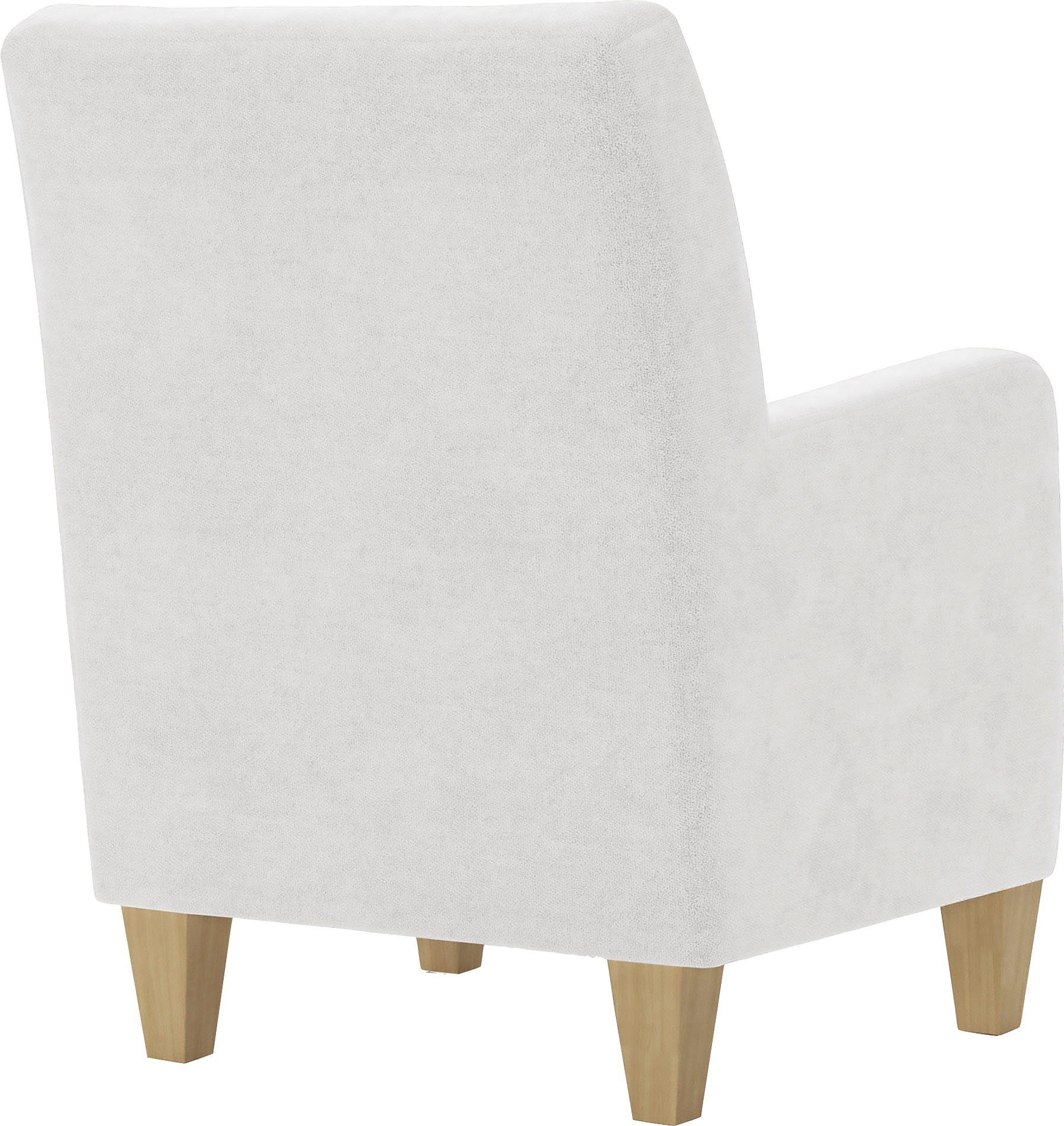 Home affaire Fauteuil Viva met binnenvering, met beukenhouten poten